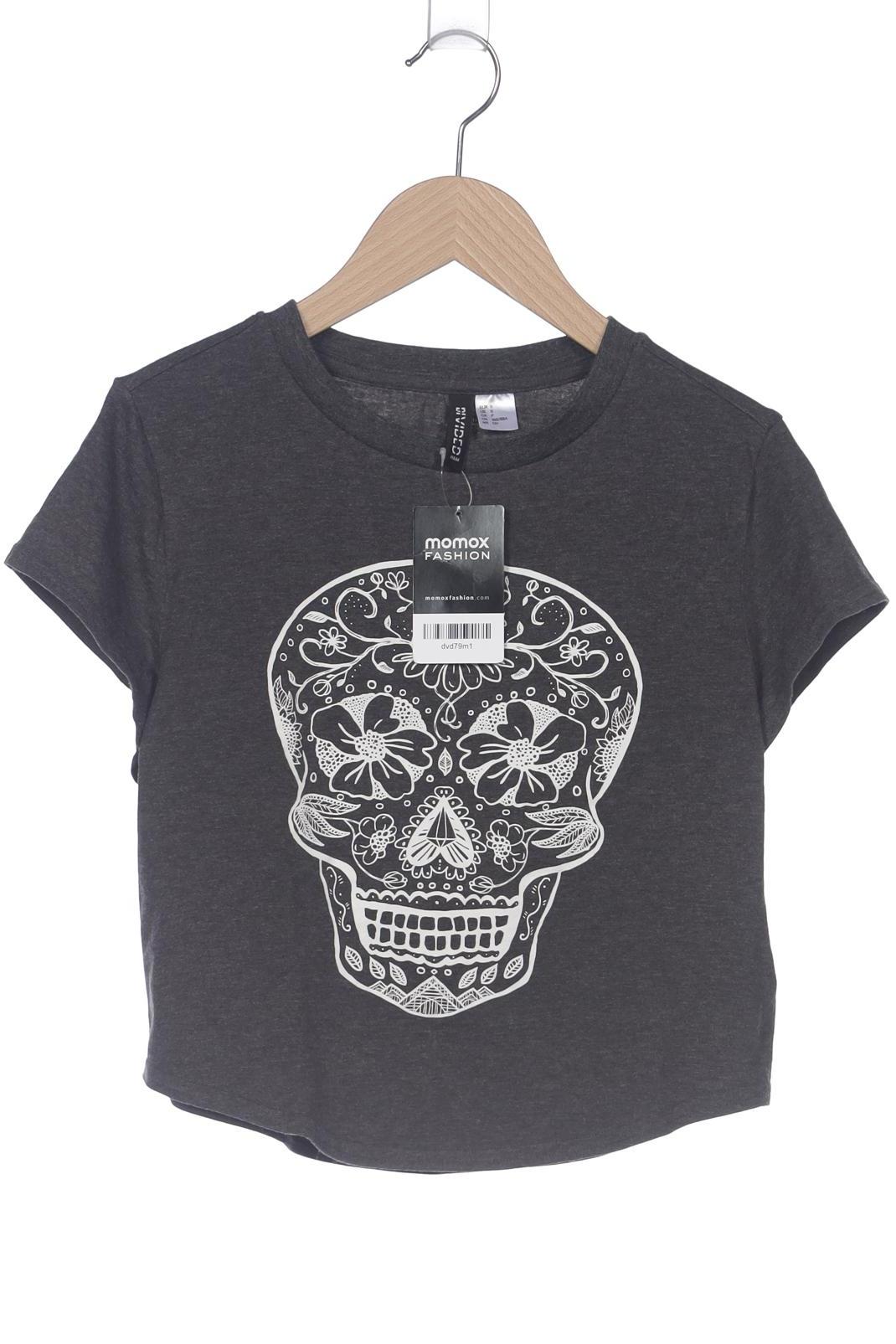 

H&M Damen T-Shirt, grau, Gr. 36