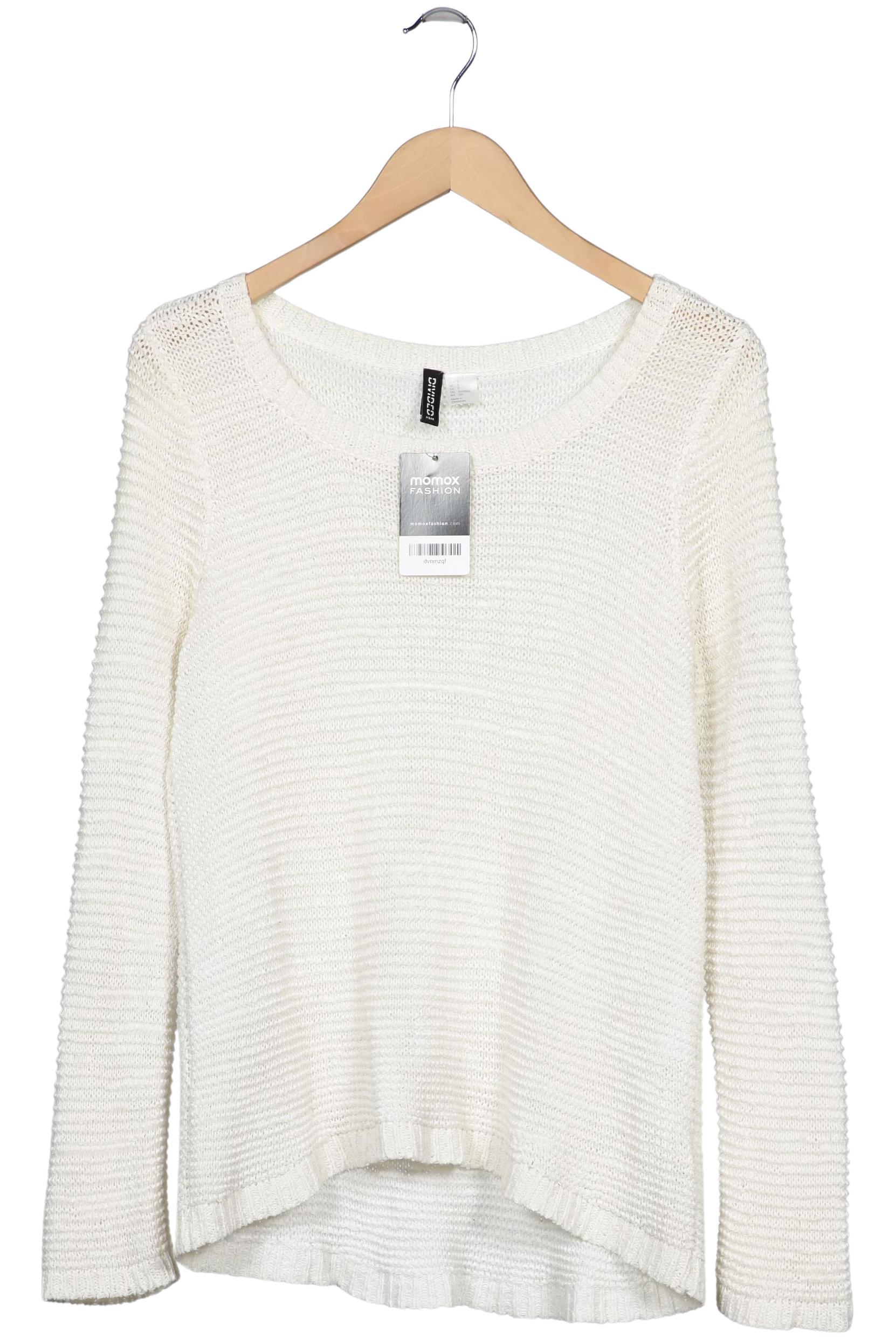 

H&M Damen Pullover, cremeweiß, Gr. 36