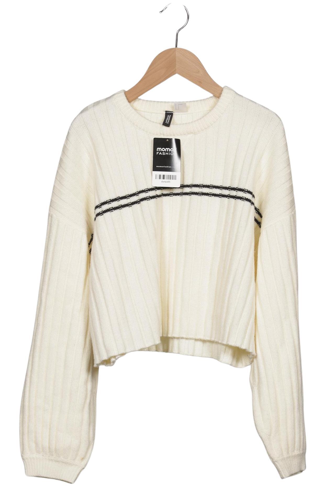 

H&M Damen Pullover, cremeweiß, Gr. 38