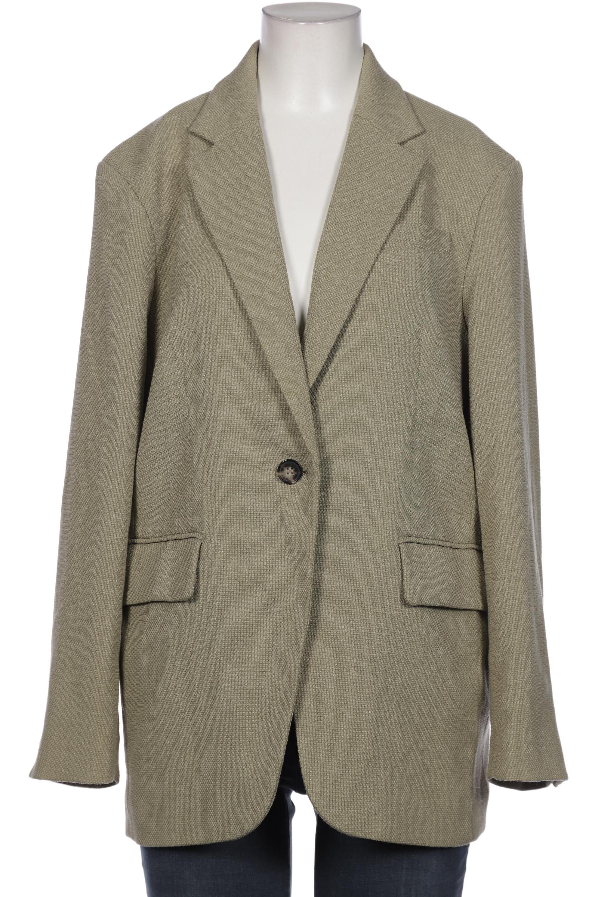 

H&M Damen Blazer, grün, Gr. 34