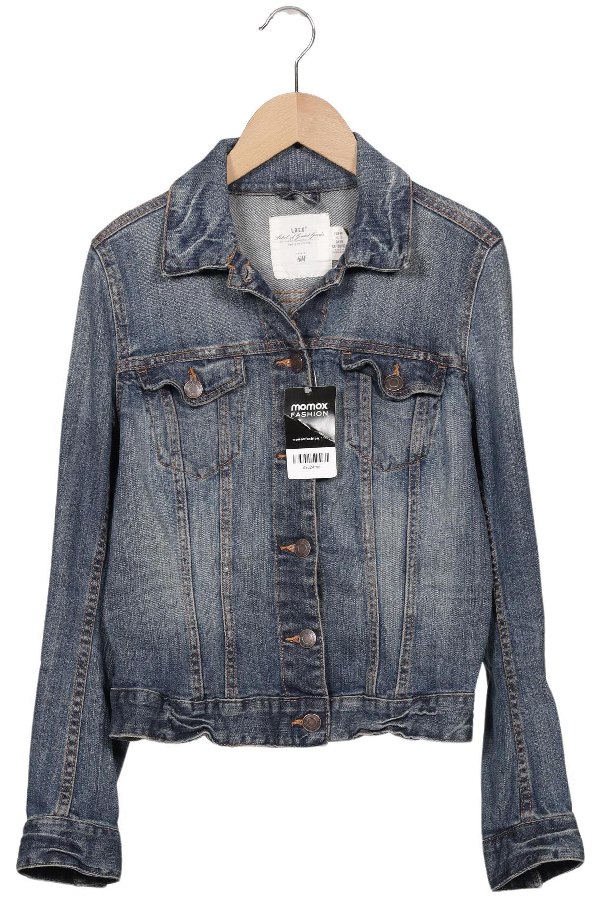 

H&M Damen Jacke, blau, Gr. 40
