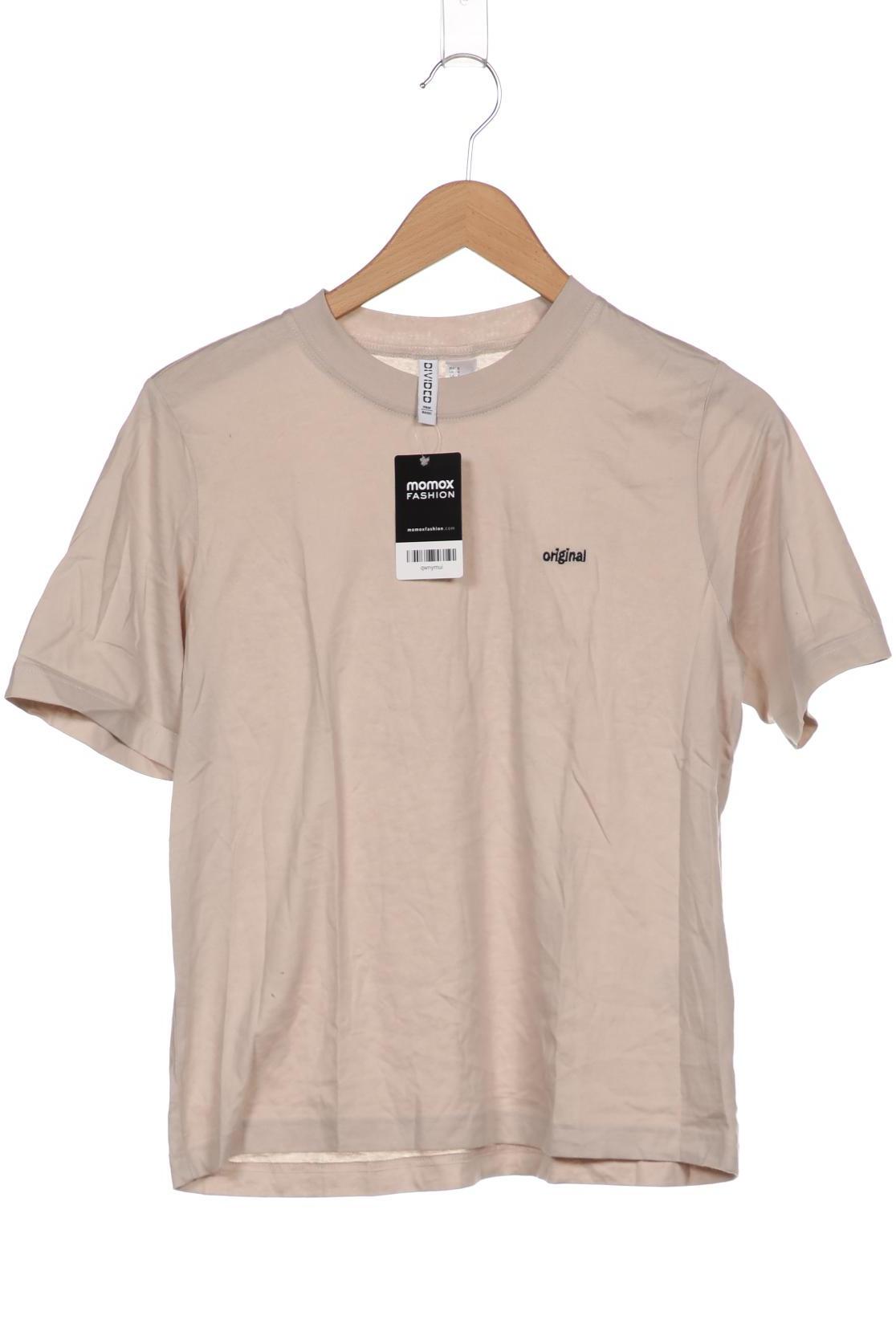 

H&M Damen T-Shirt, beige, Gr. 36