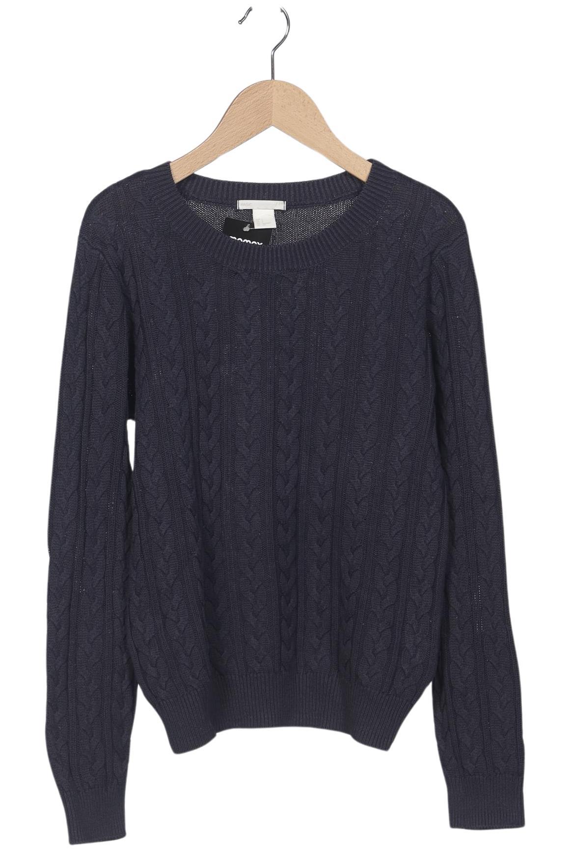 

H&M Damen Pullover, marineblau, Gr. 36