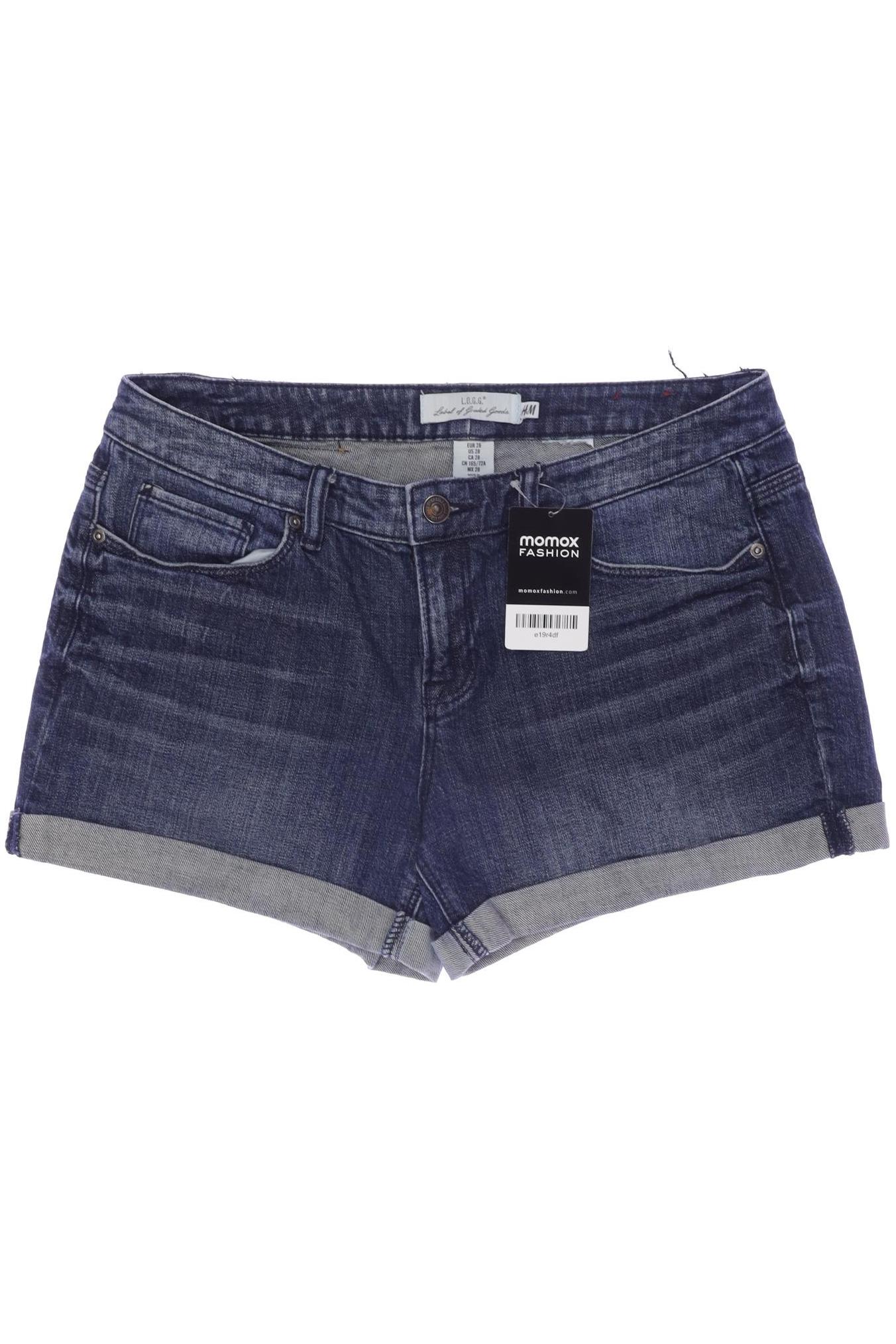 

H&M Damen Shorts, marineblau, Gr. 28