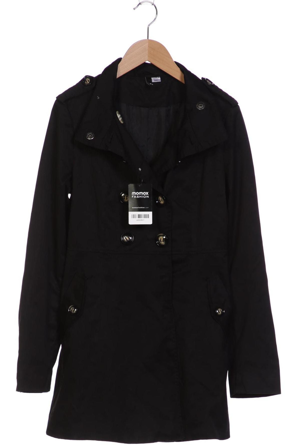 

H&M Damen Mantel, schwarz, Gr. 38