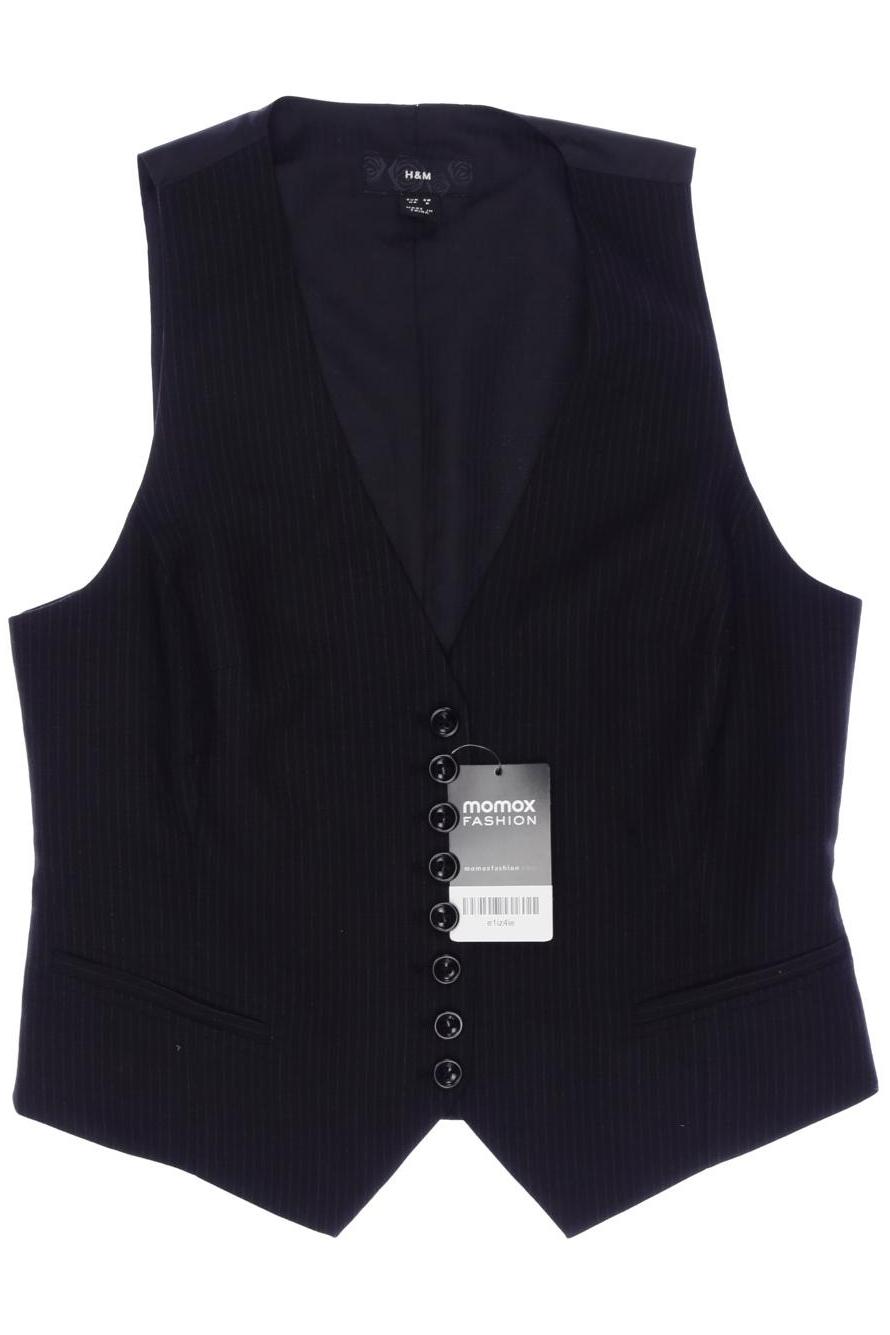 

H&M Damen Weste, schwarz, Gr. 38