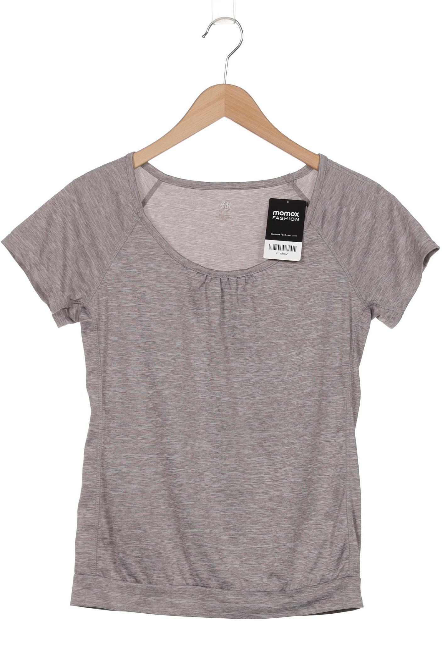 

H&M Damen T-Shirt, grau, Gr. 36