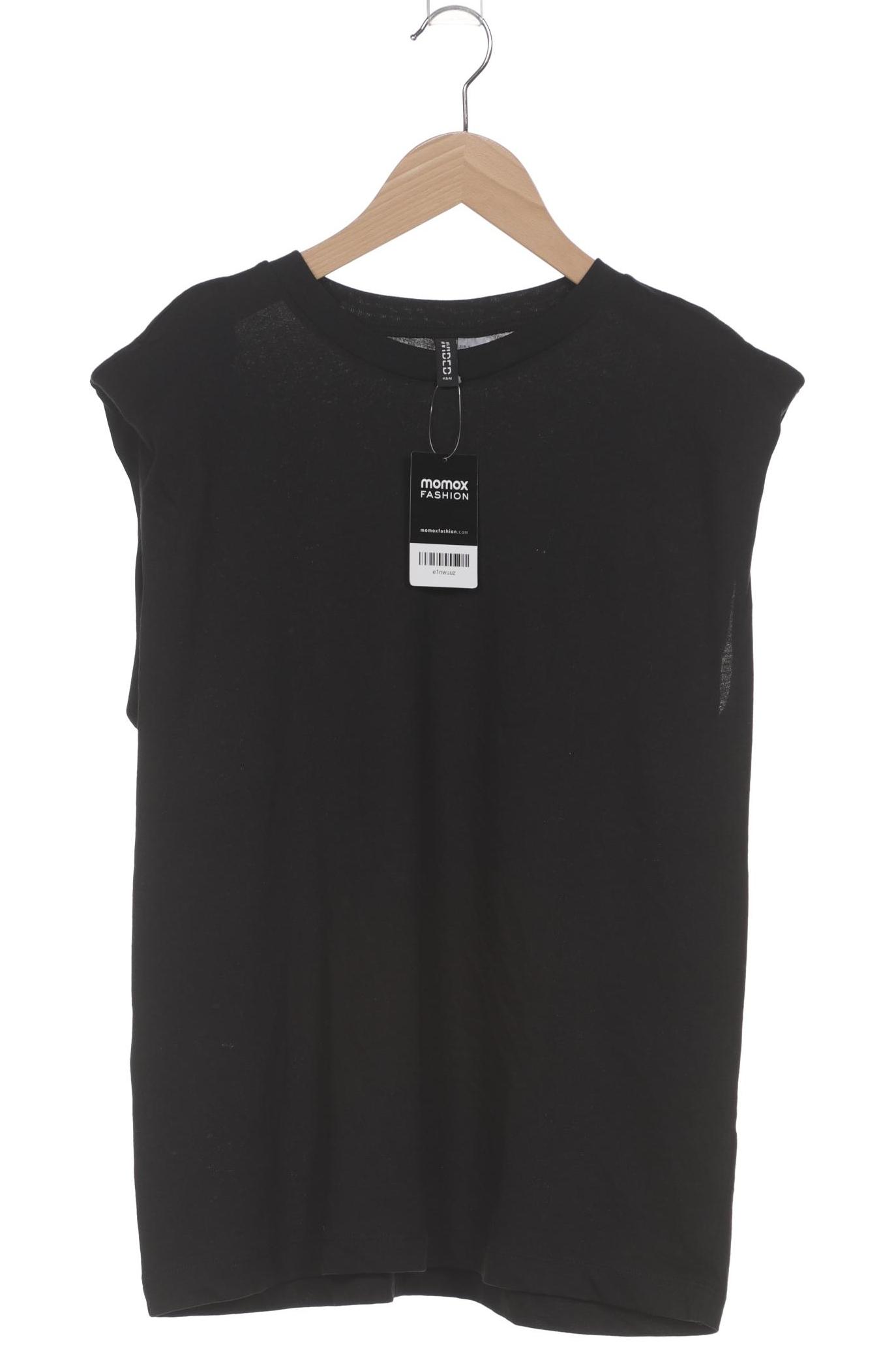 

H&M Damen T-Shirt, schwarz, Gr. 36