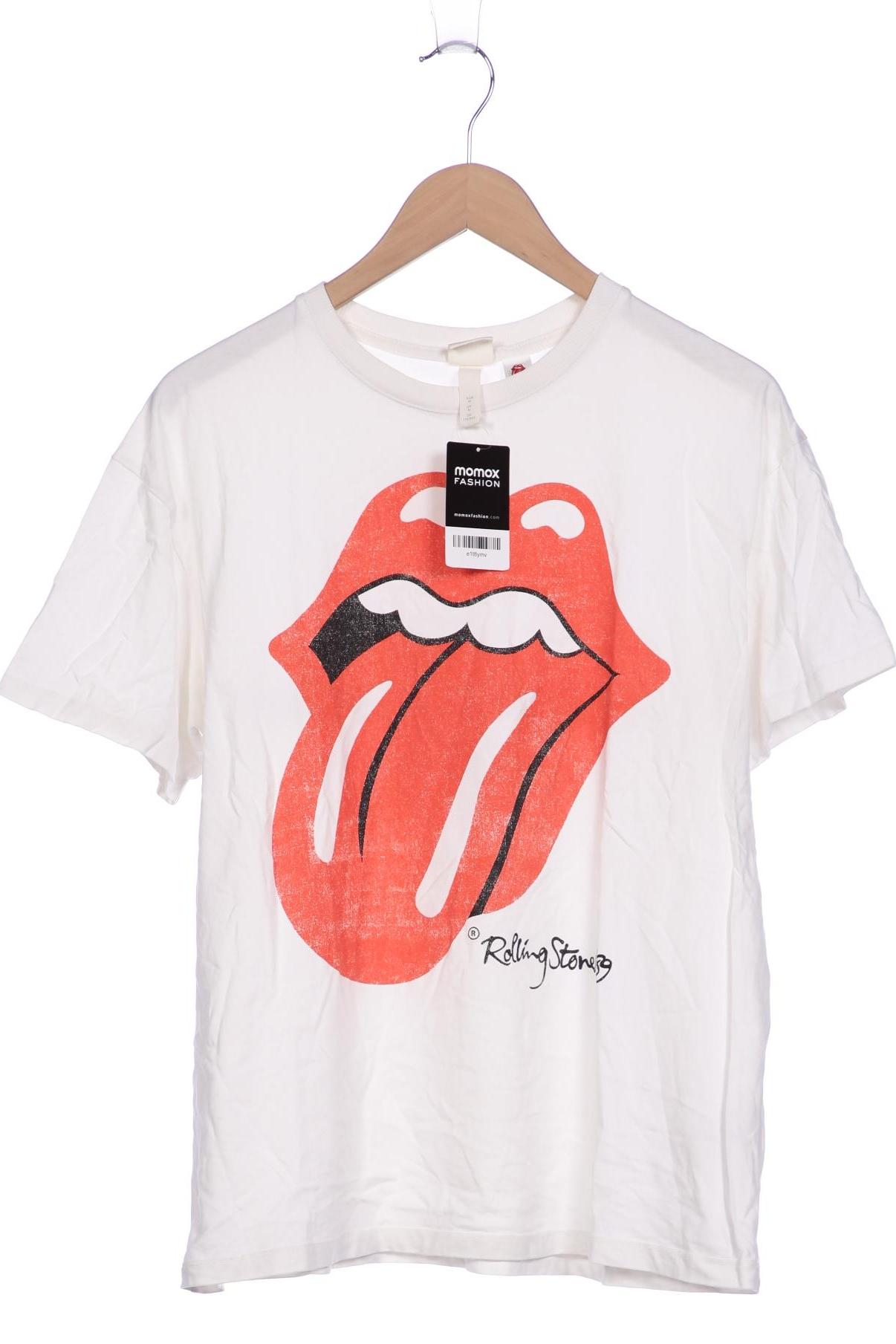 

H&M Damen T-Shirt, cremeweiß, Gr. 38