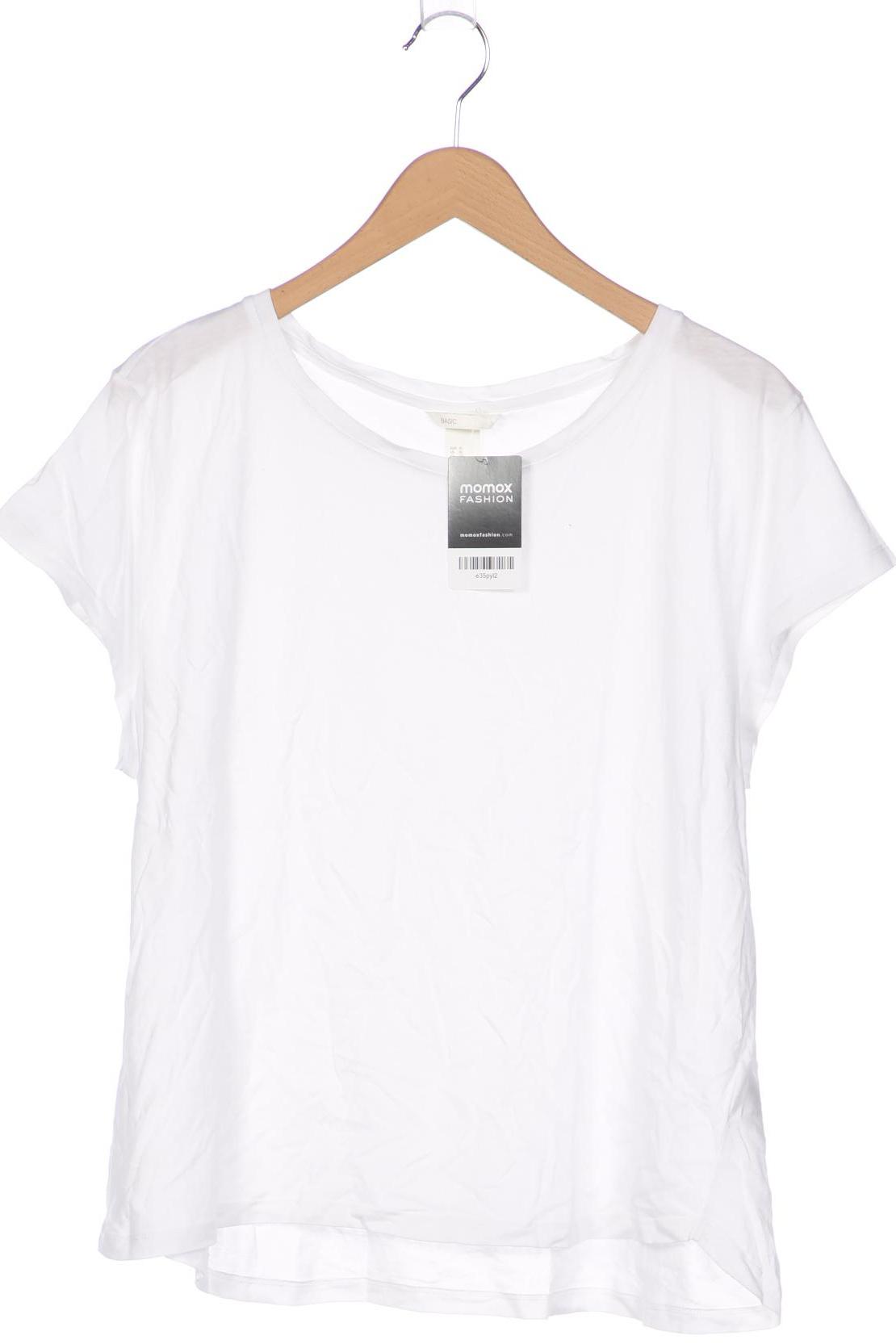 

H&M Damen T-Shirt, weiß