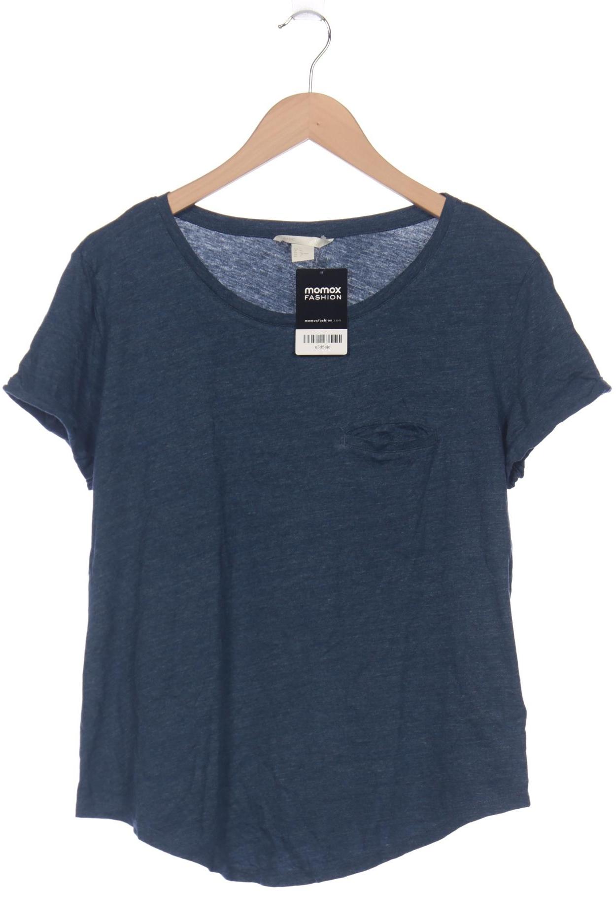 

H&M Damen T-Shirt, blau, Gr. 38