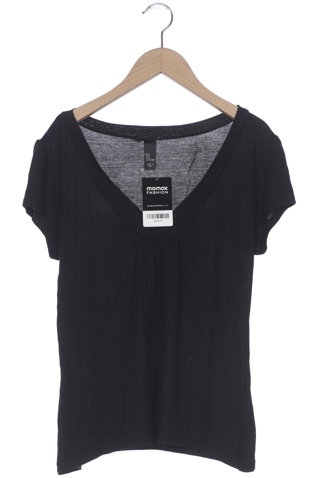 

H&M Damen T-Shirt, schwarz, Gr. 38