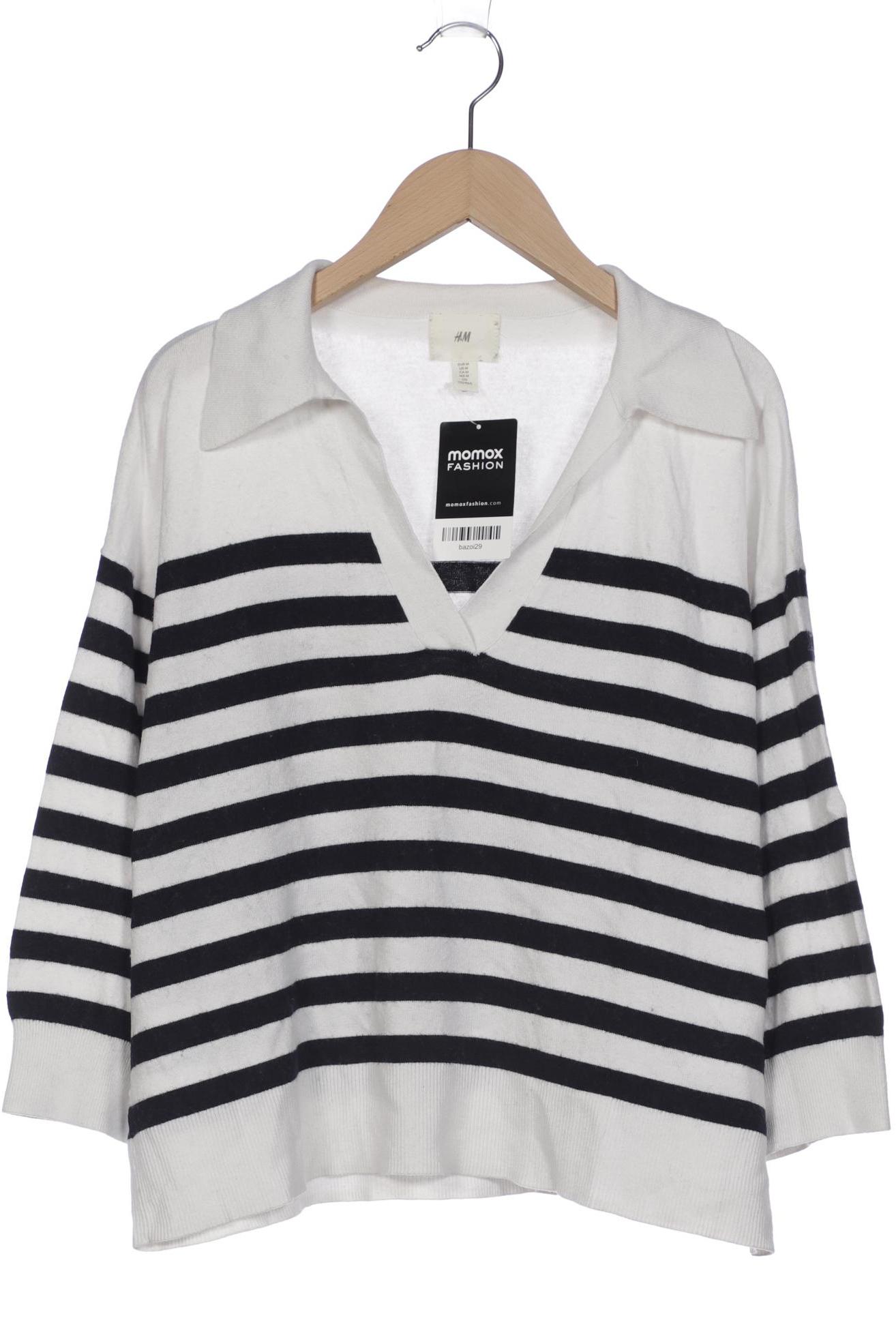 

H&M Damen Pullover, weiß, Gr. 38