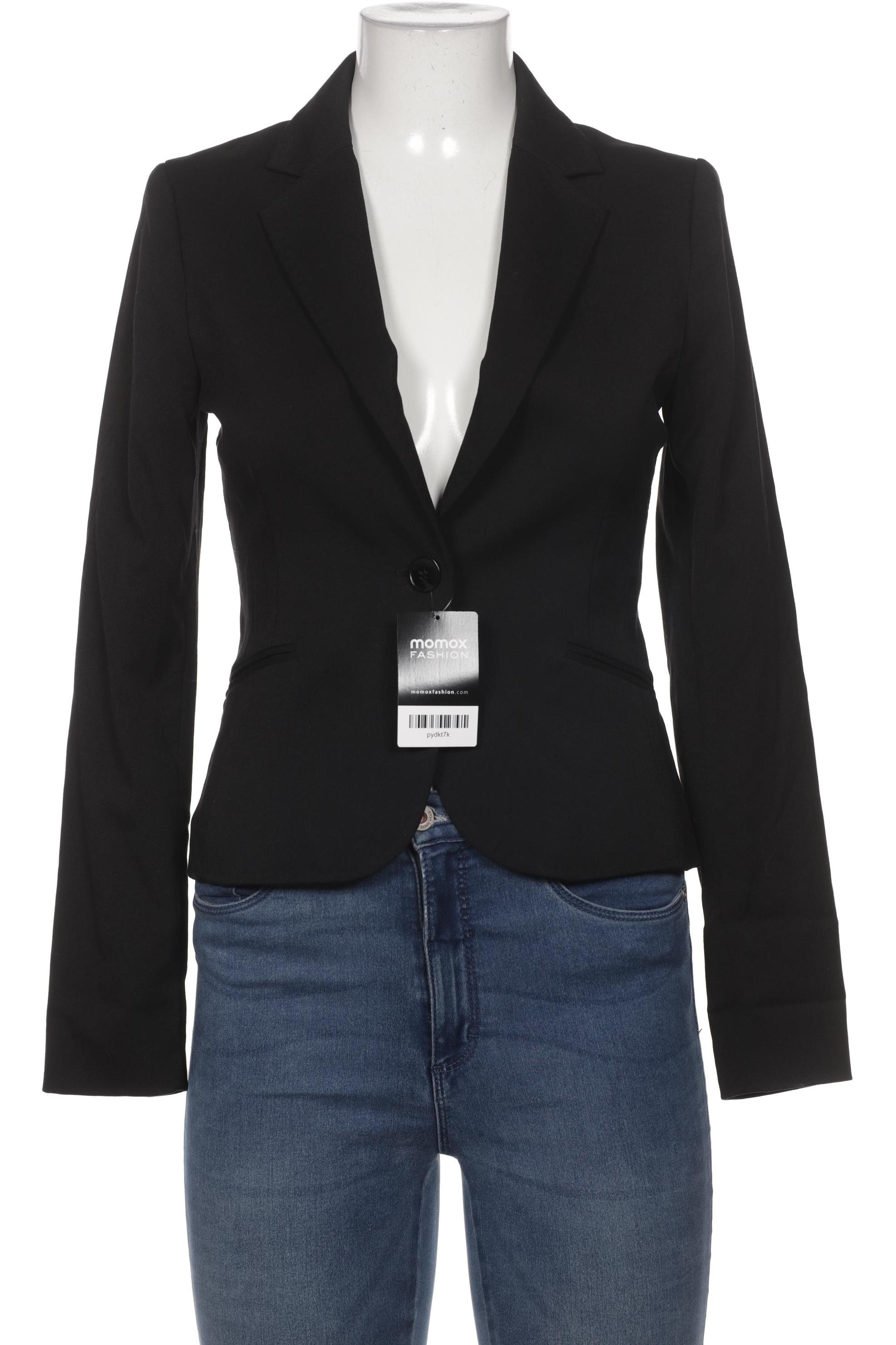 

H&M Damen Blazer, schwarz, Gr. 38