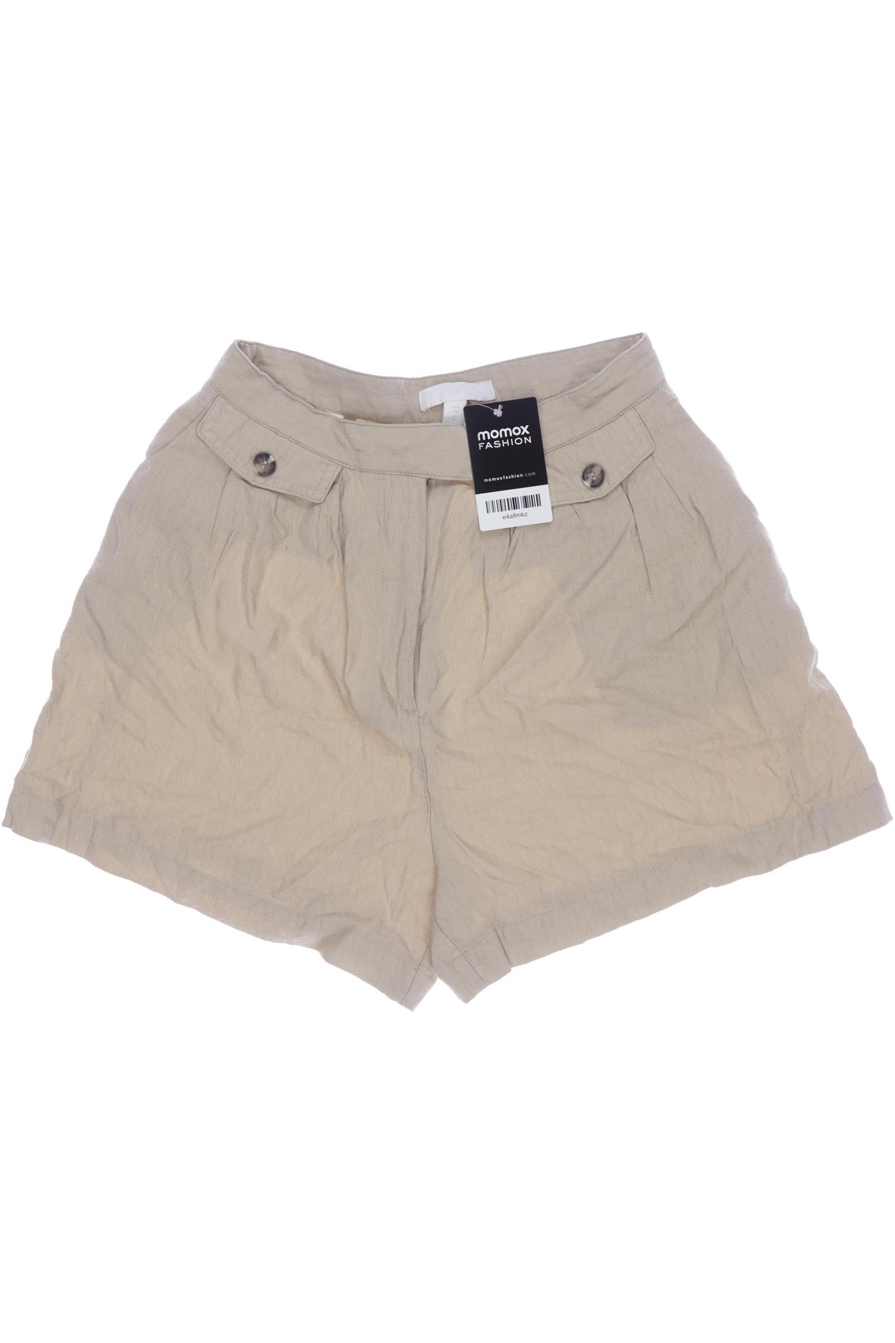 

H&M Damen Shorts, beige, Gr. 36