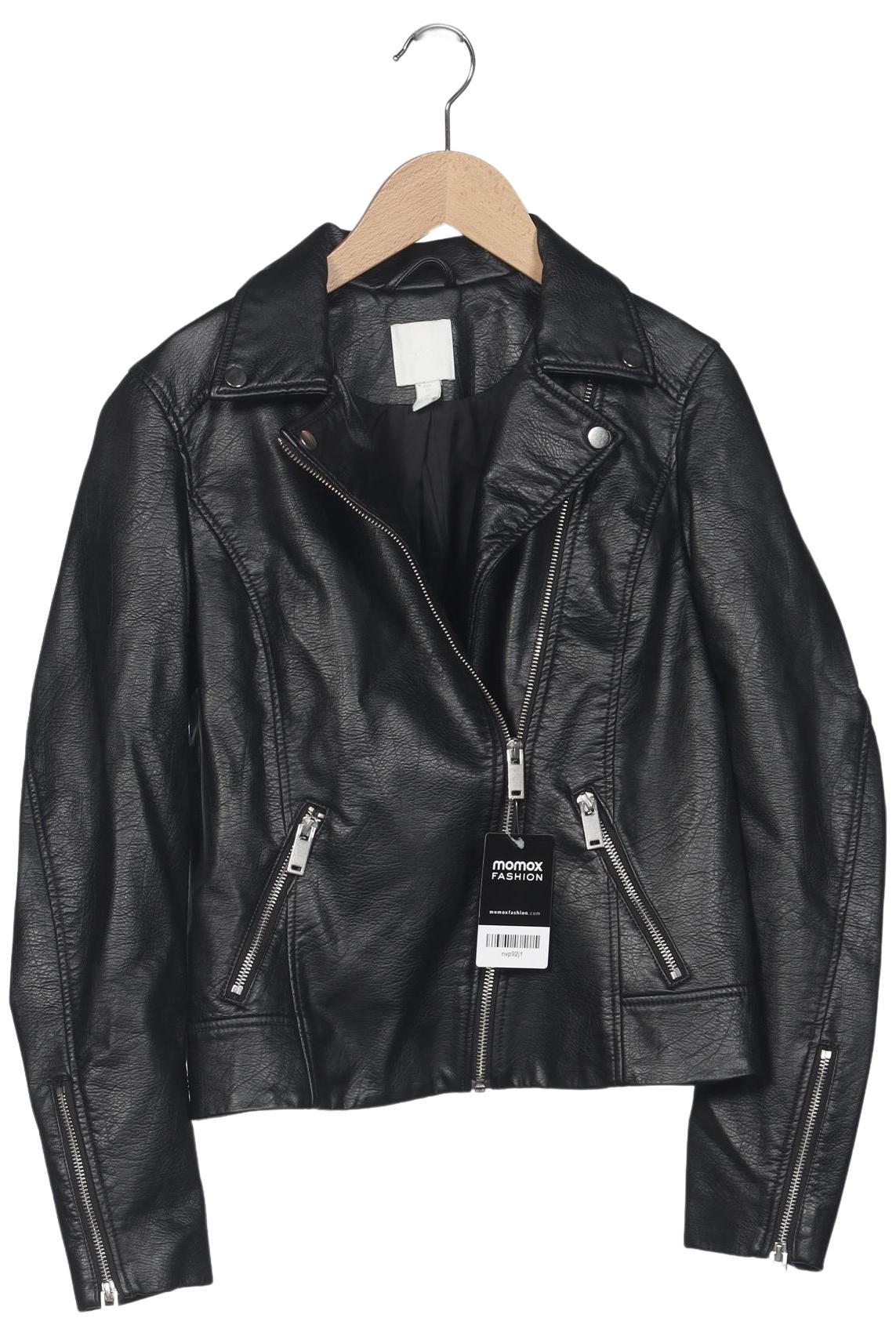 

H&M Damen Jacke, schwarz, Gr. 36
