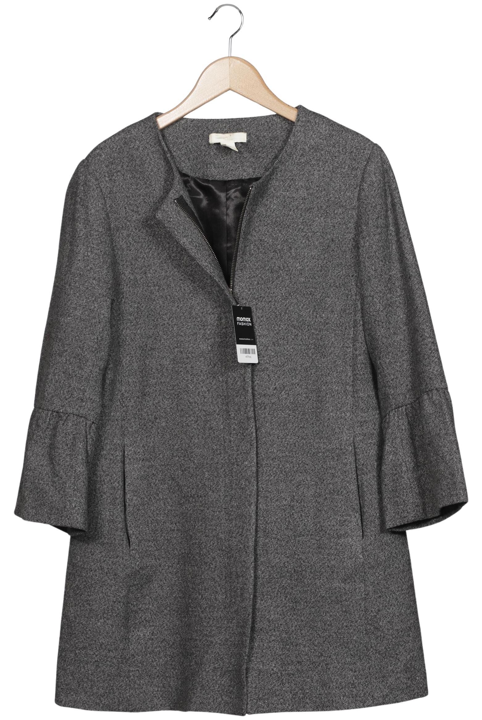 

H&M Damen Mantel, grau, Gr. 42