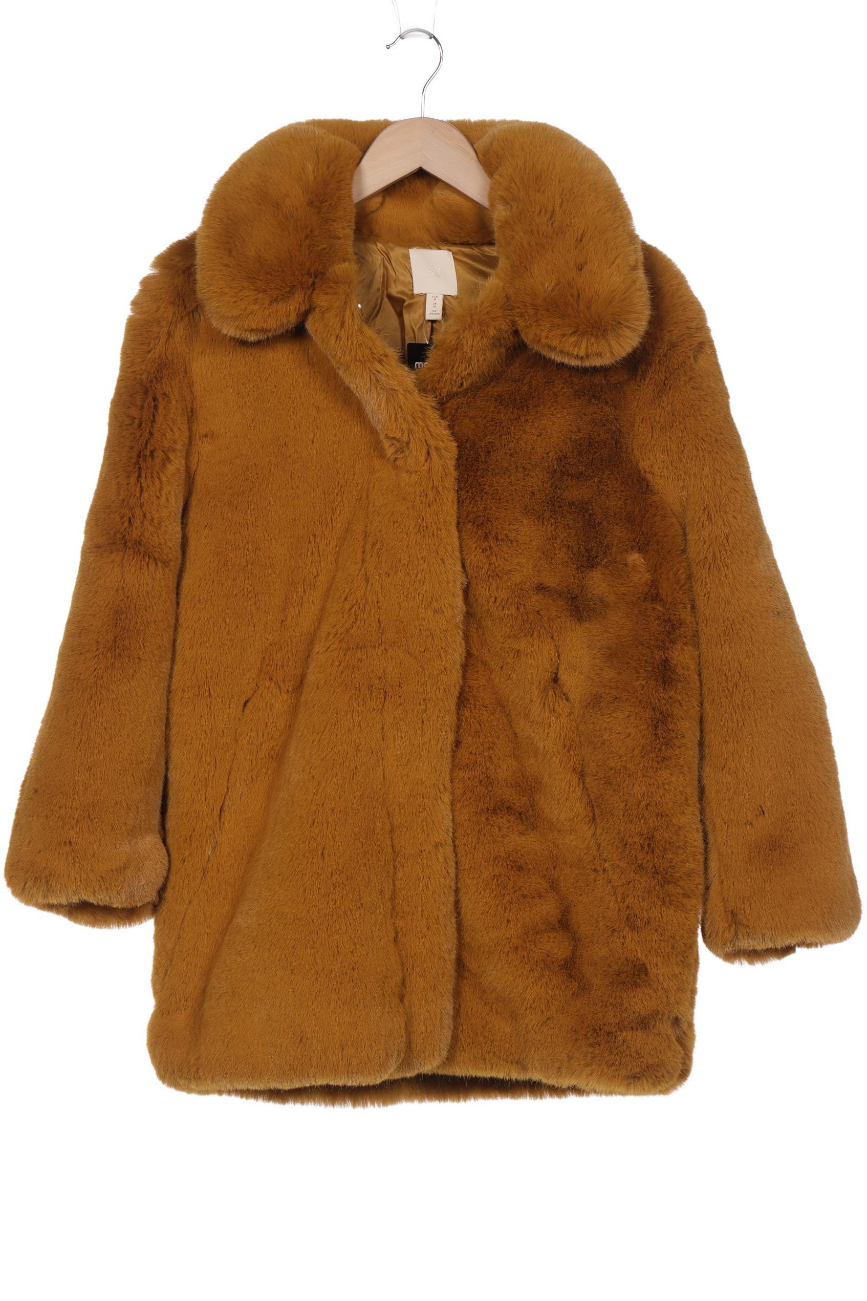 

H&M Damen Mantel, gelb, Gr. 38