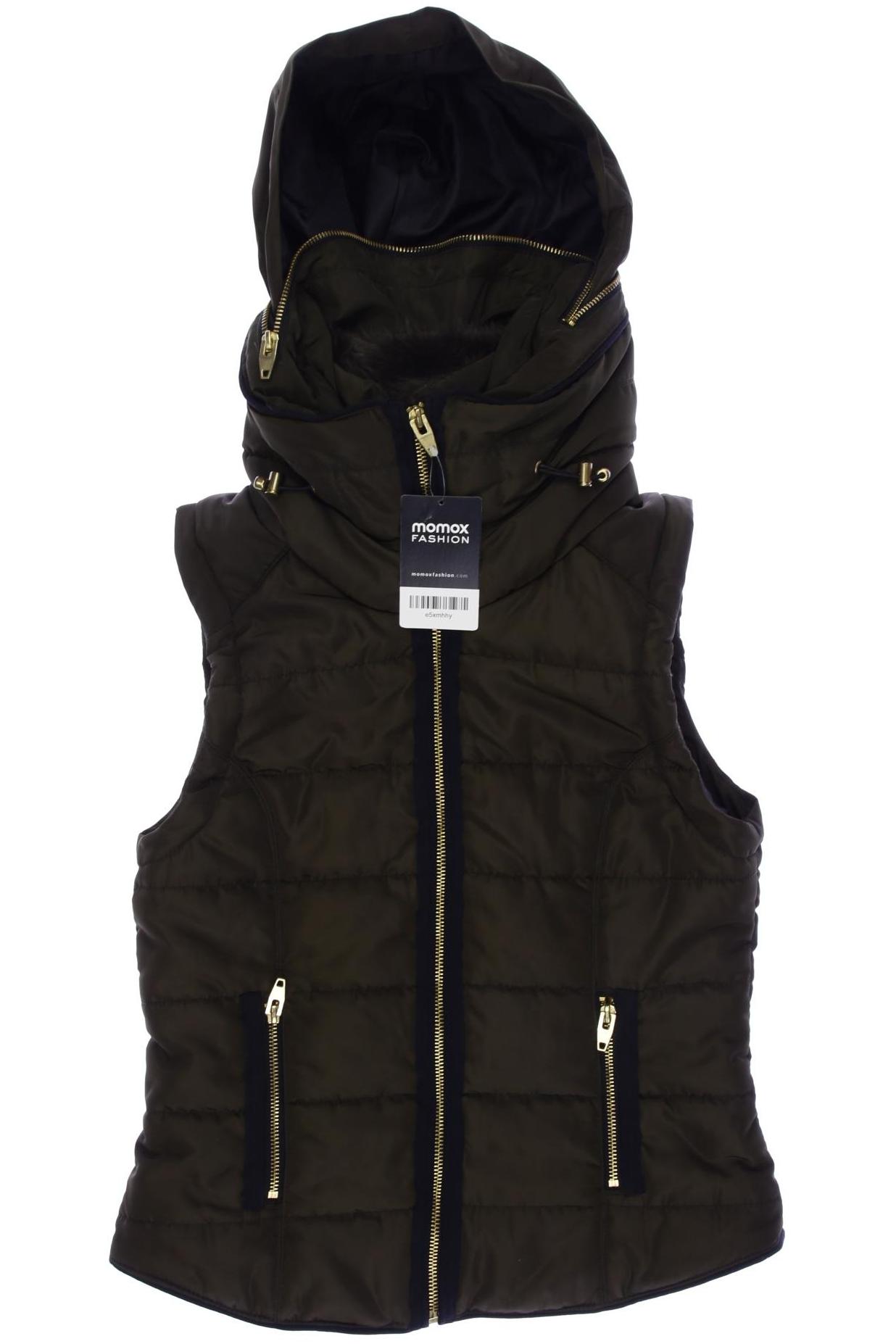 

H&M Damen Weste, grün, Gr. 34
