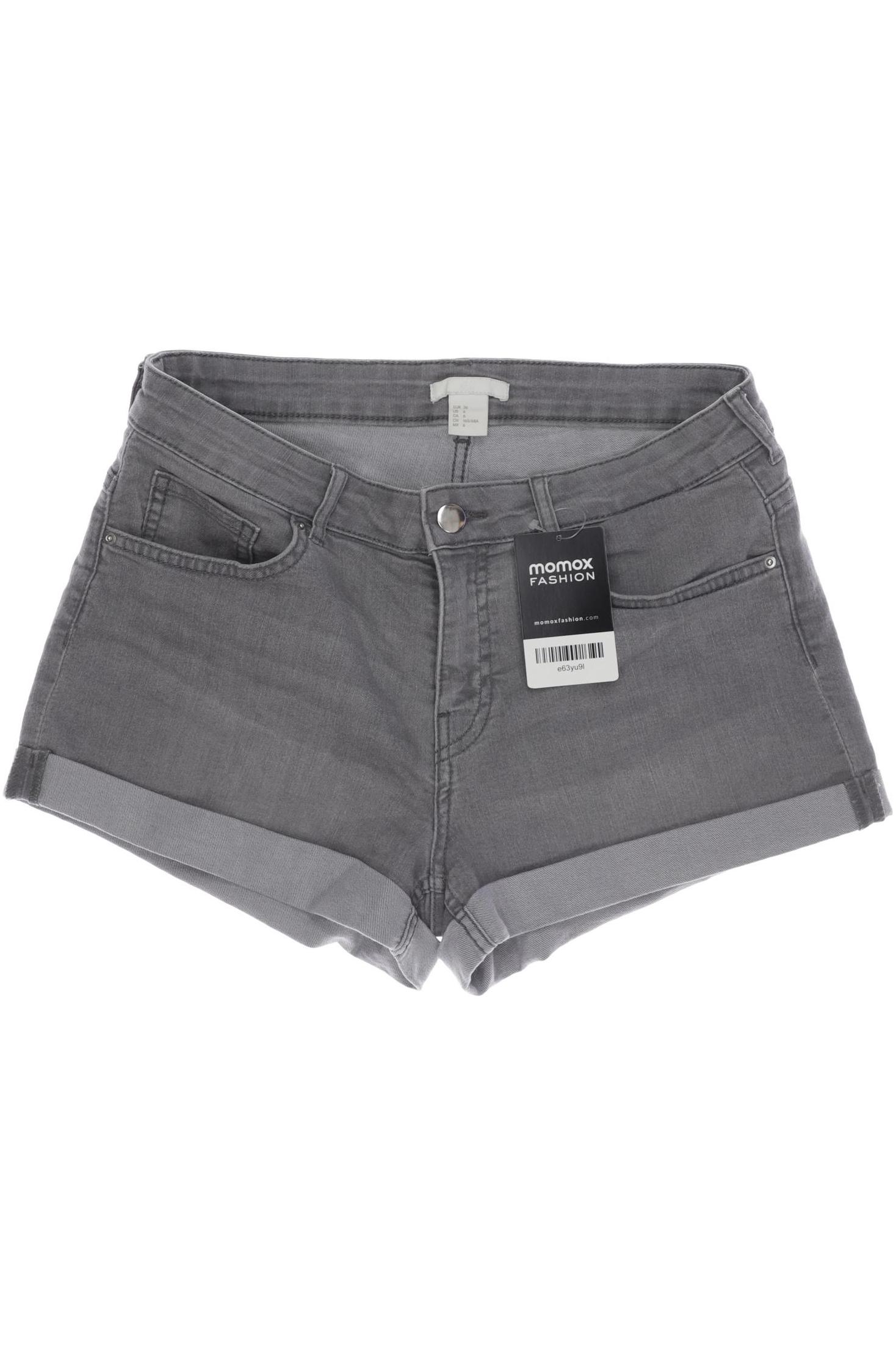 

H&M Damen Shorts, grau, Gr. 36