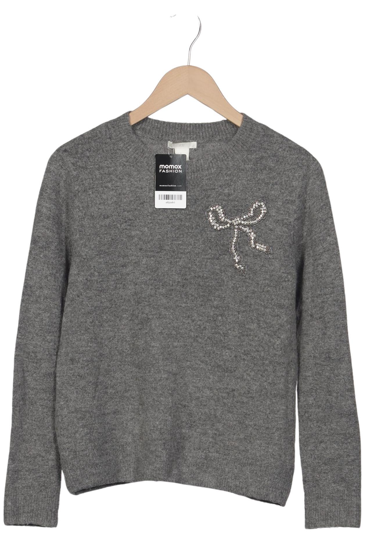 

H&M Damen Pullover, grau, Gr. 34