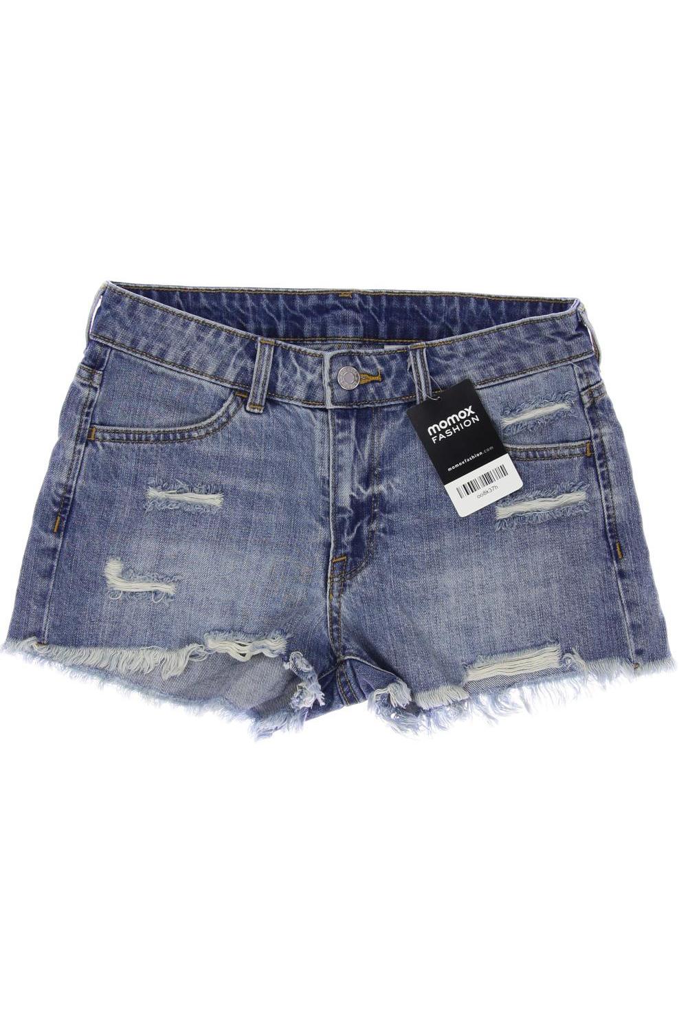 

H&M Damen Shorts, blau, Gr. 34