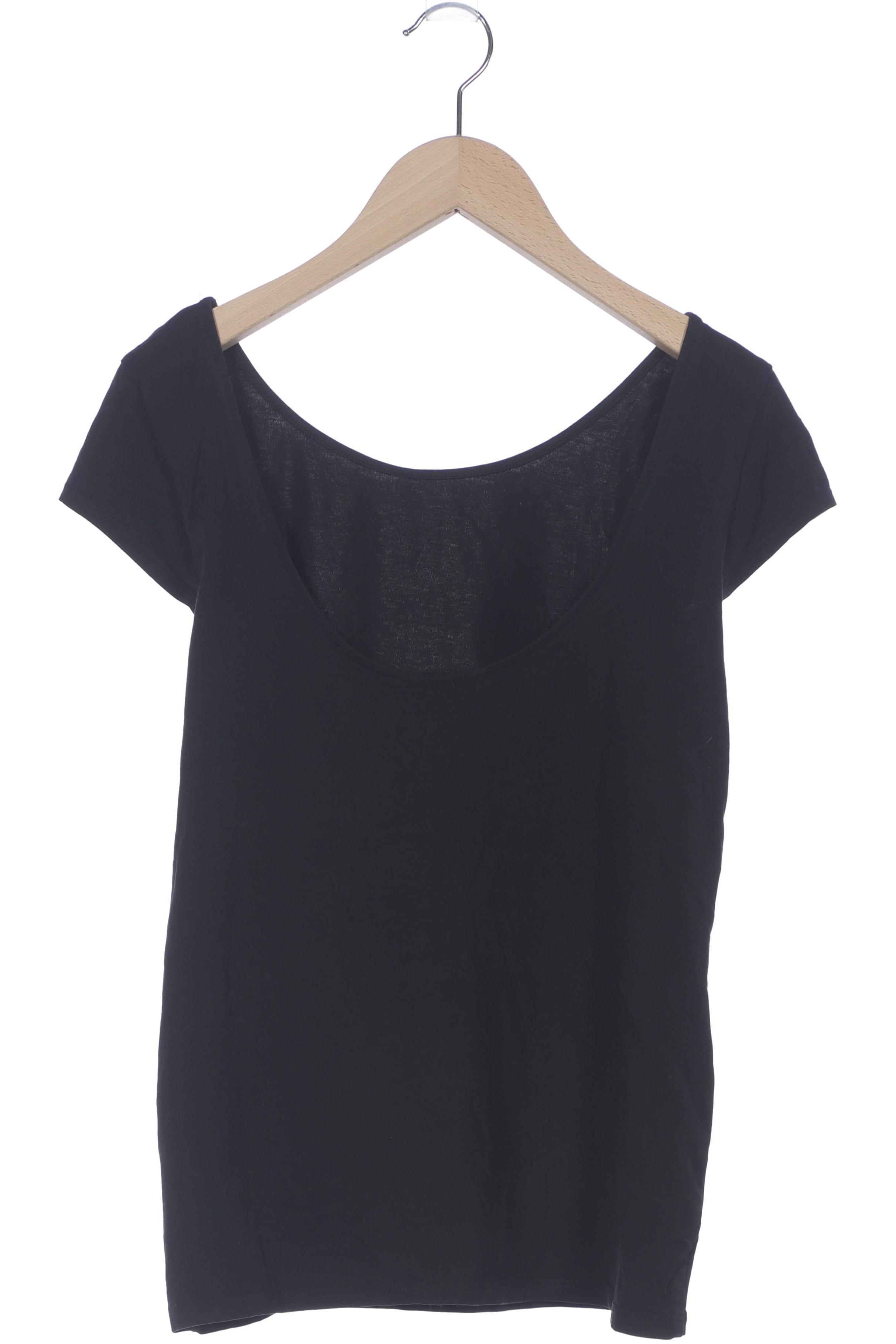 

H&M Damen T-Shirt, schwarz, Gr. 38