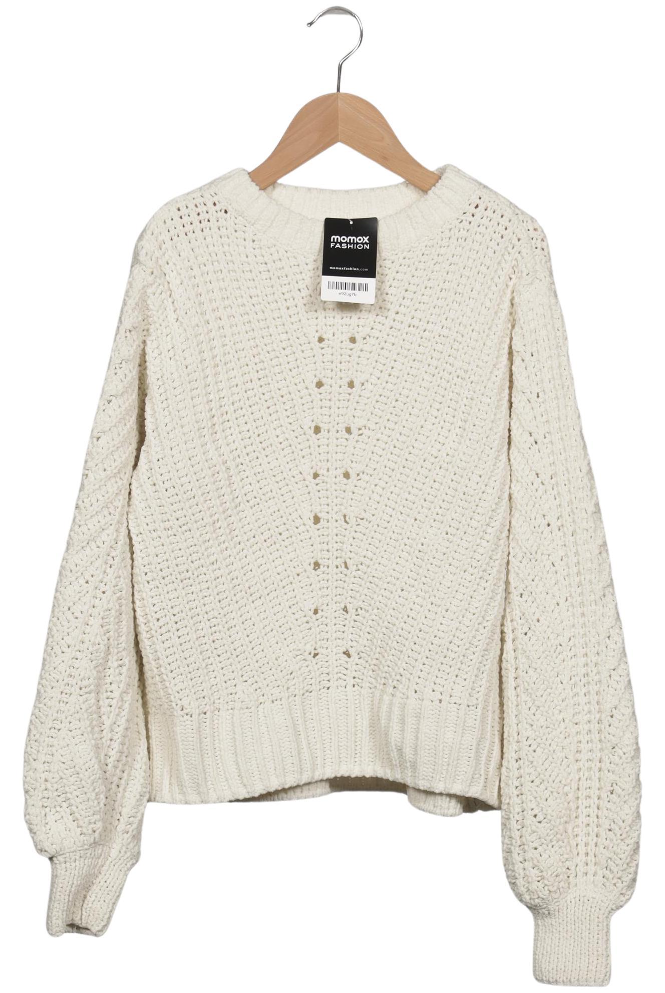 

H&M Damen Pullover, cremeweiß, Gr. 34