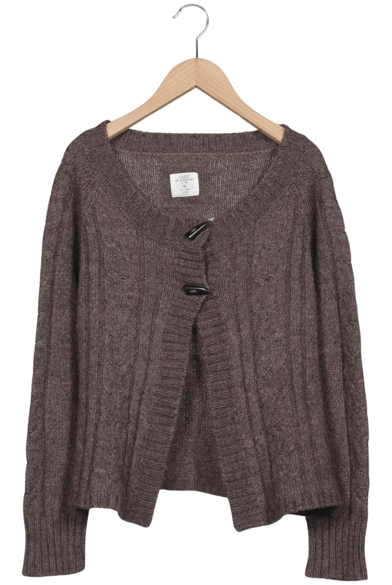 

H&M Damen Strickjacke, braun, Gr. 42