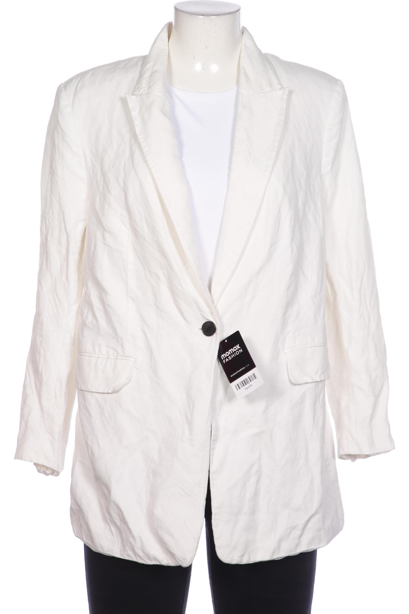 

H&M Damen Blazer, weiß, Gr. 42