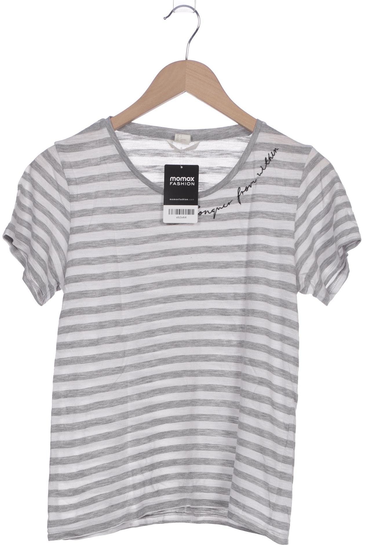 

H&M Damen T-Shirt, grau, Gr. 36