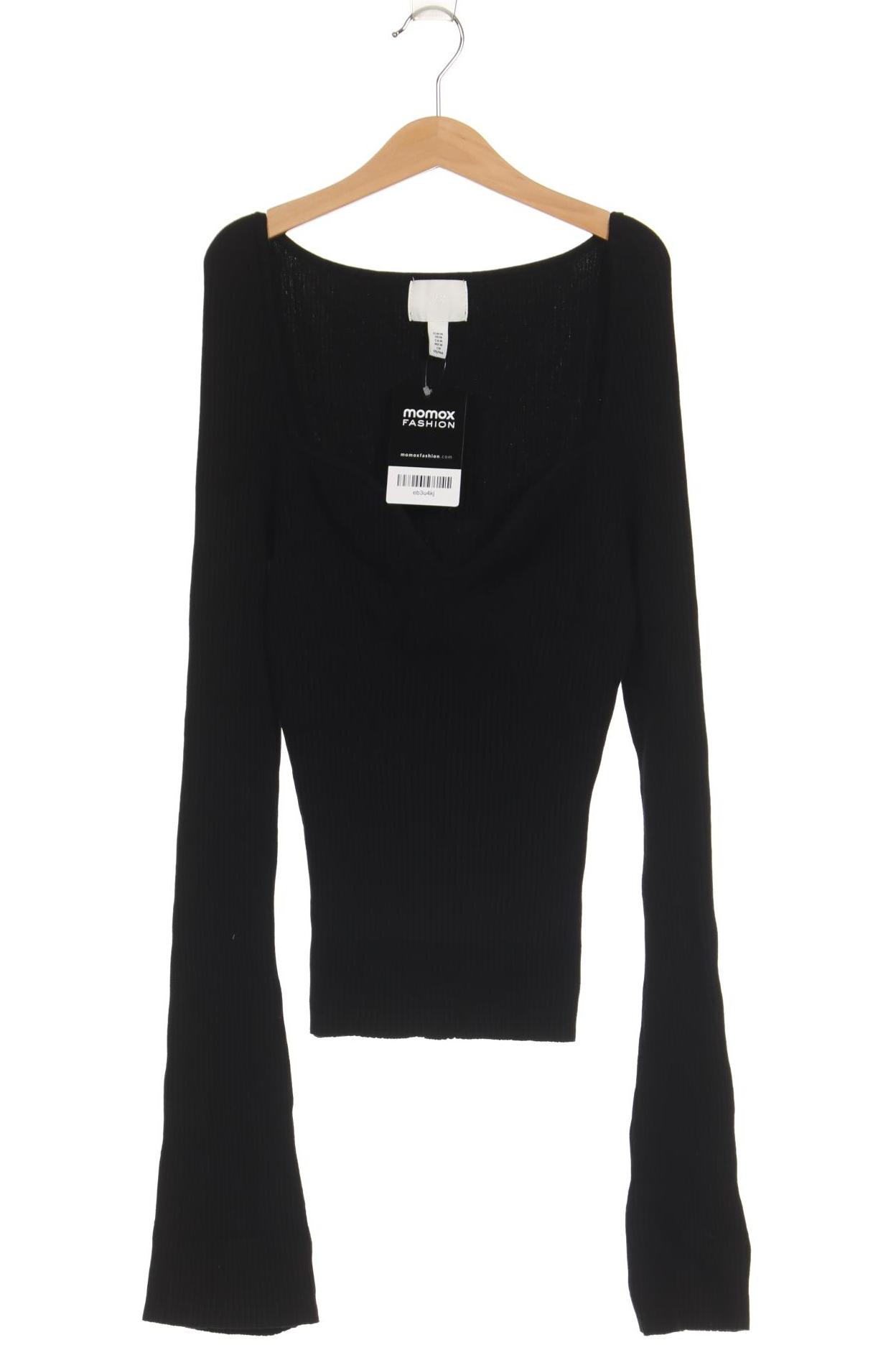 

H&M Damen Pullover, schwarz, Gr. 38