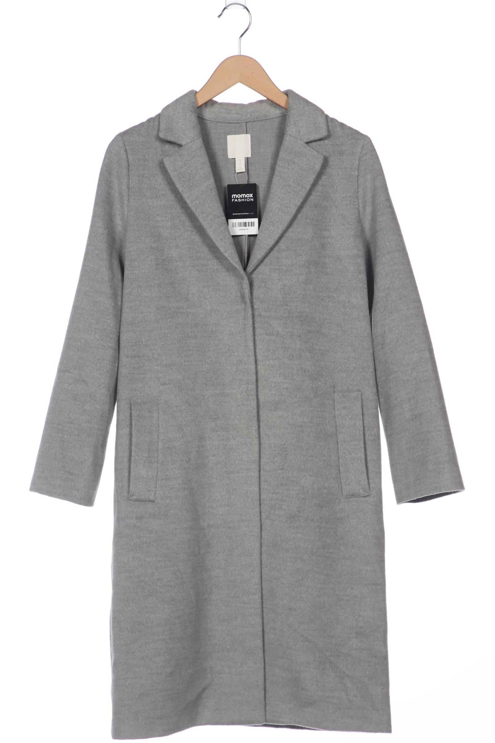 

H&M Damen Mantel, grau, Gr. 38