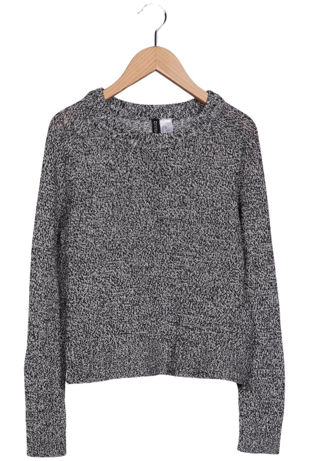 

H&M Damen Pullover, grau, Gr. 34