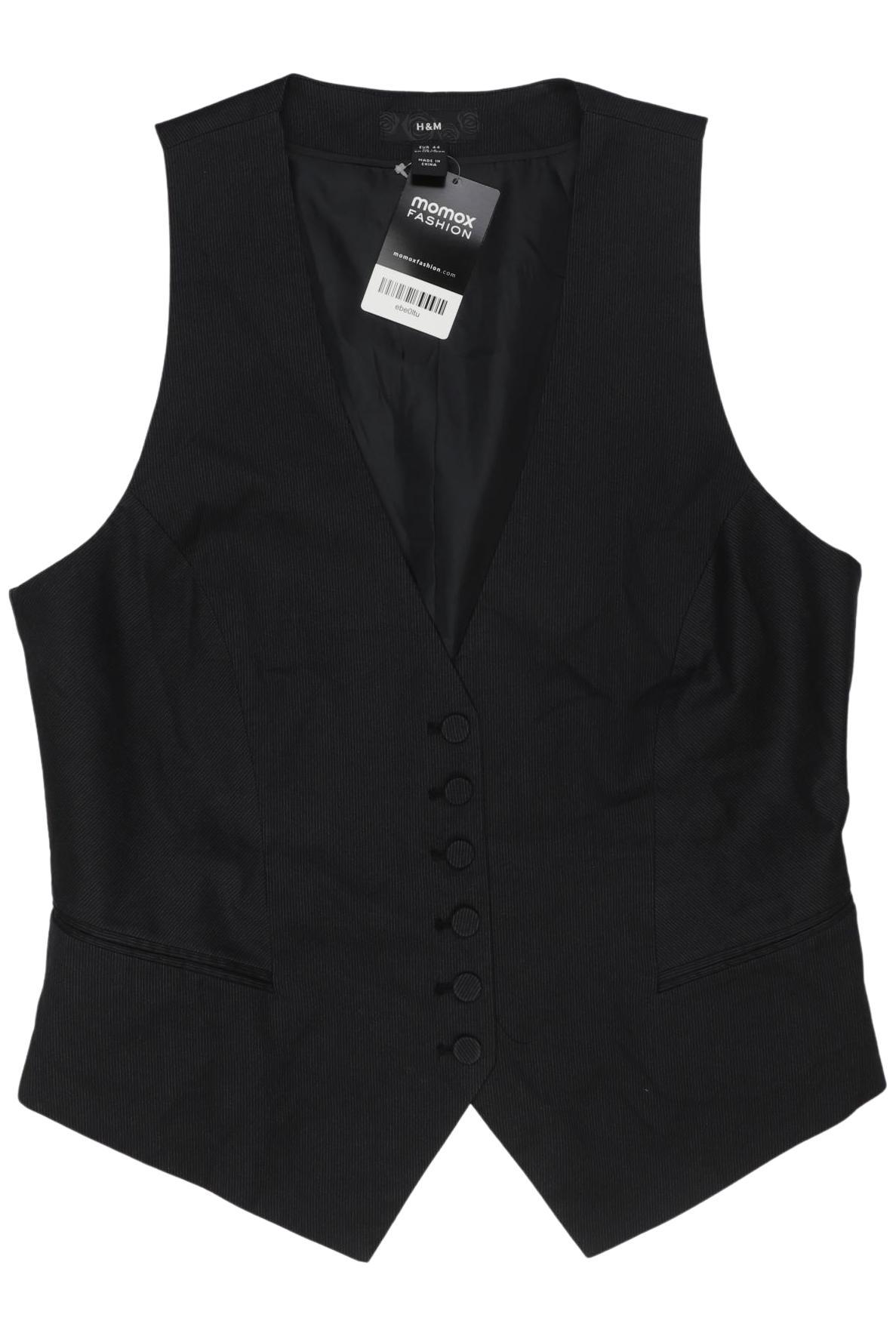 

H&M Damen Weste, schwarz, Gr. 44