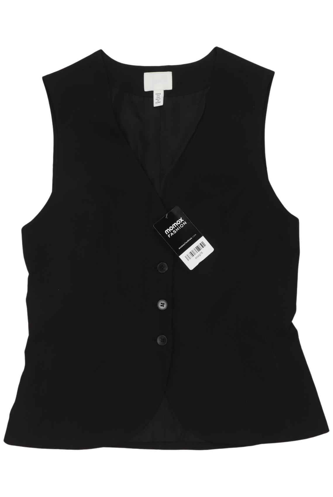 

H&M Damen Weste, schwarz, Gr. 38