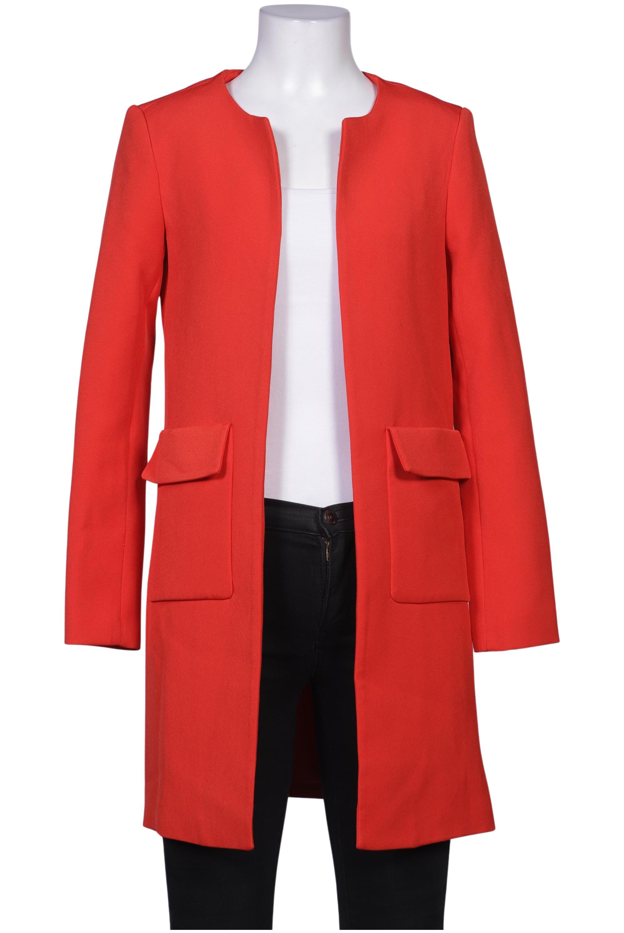 

H&M Damen Mantel, rot, Gr. 34