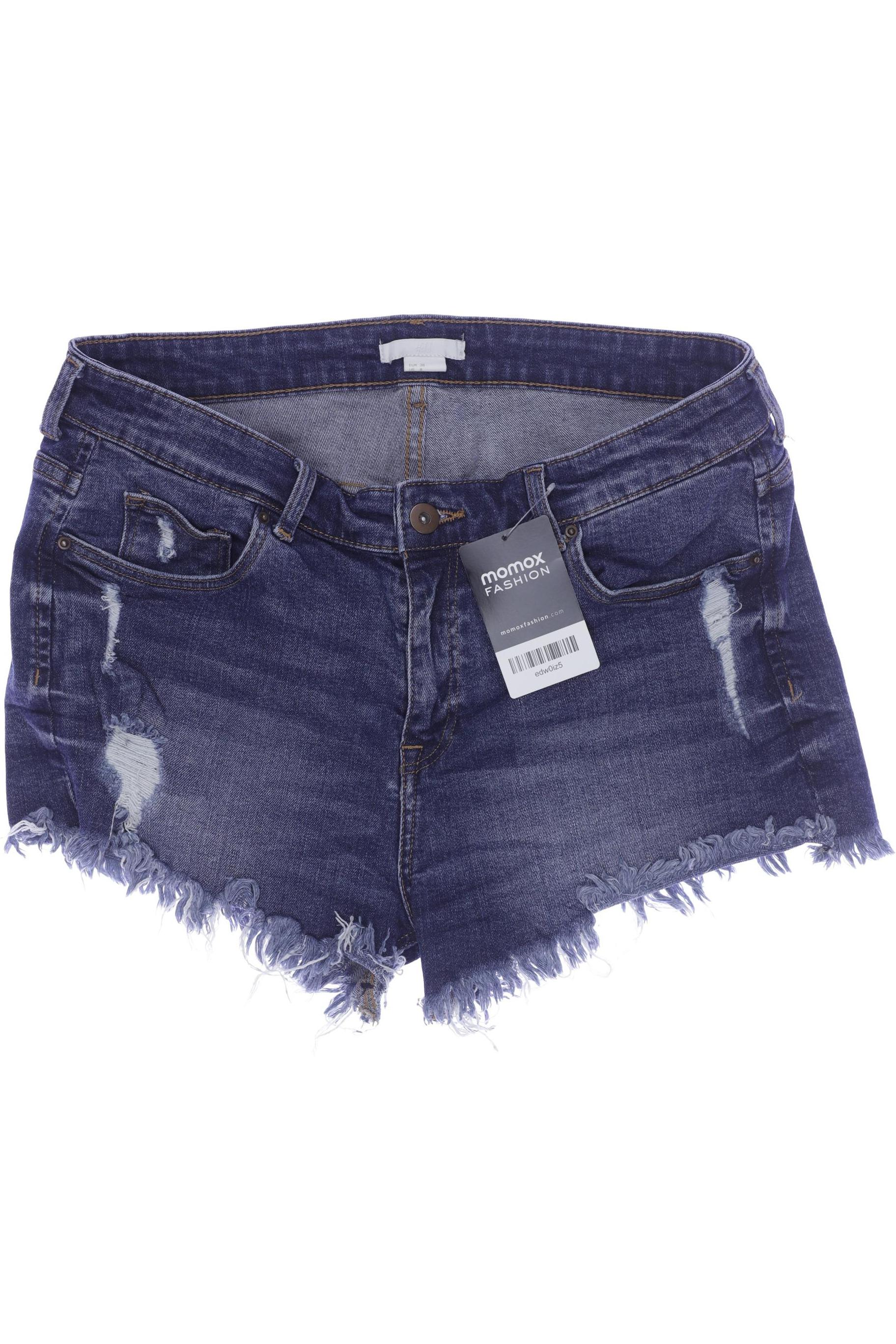 

H&M Damen Shorts, marineblau, Gr. 38