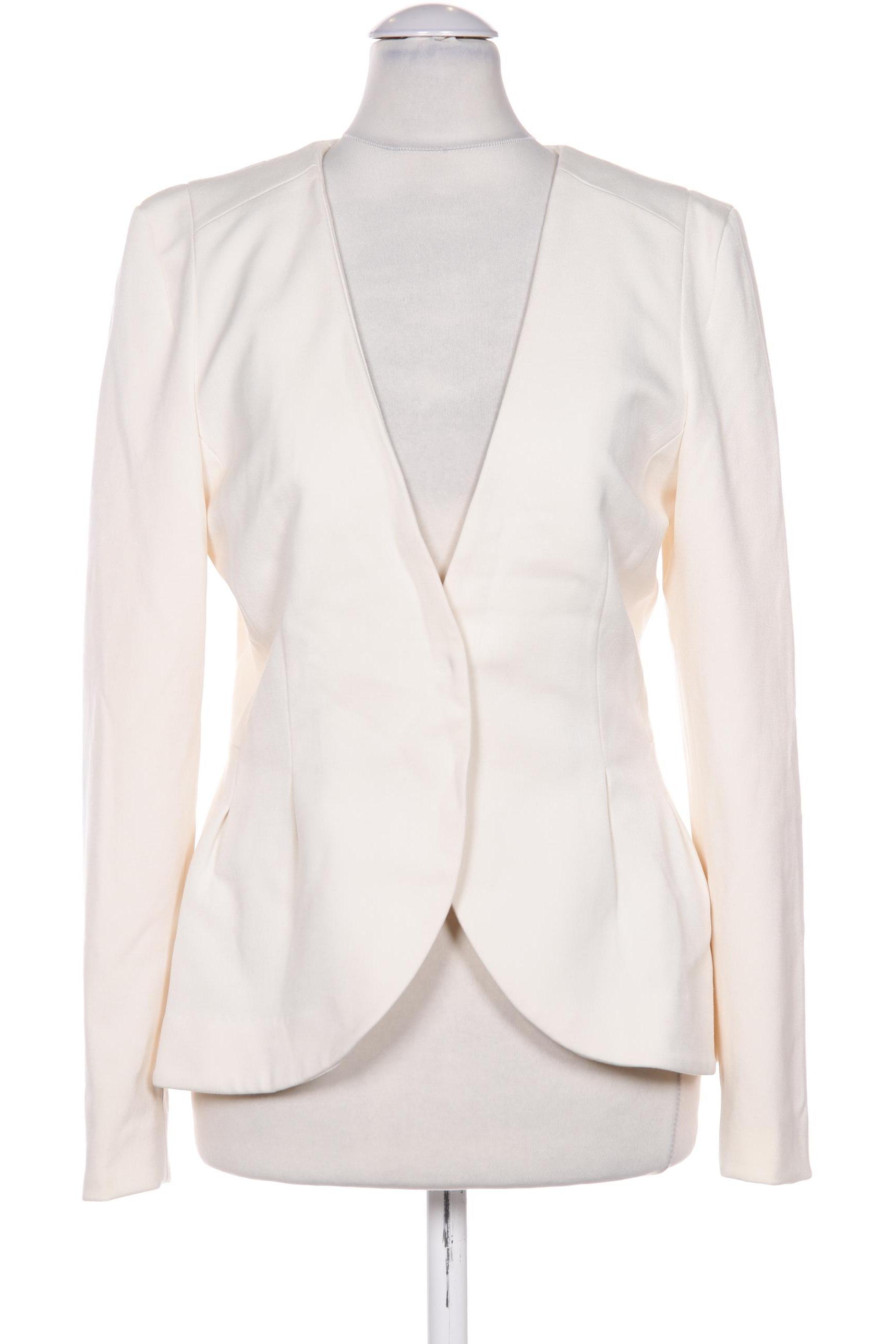 

H&M Damen Blazer, cremeweiß, Gr. 34