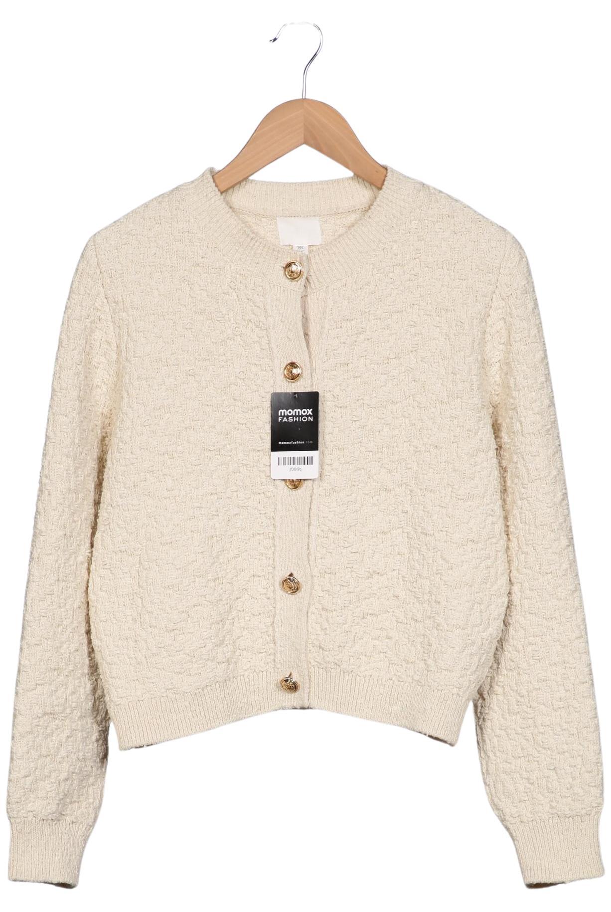 

H&M Damen Strickjacke, cremeweiß, Gr. 36