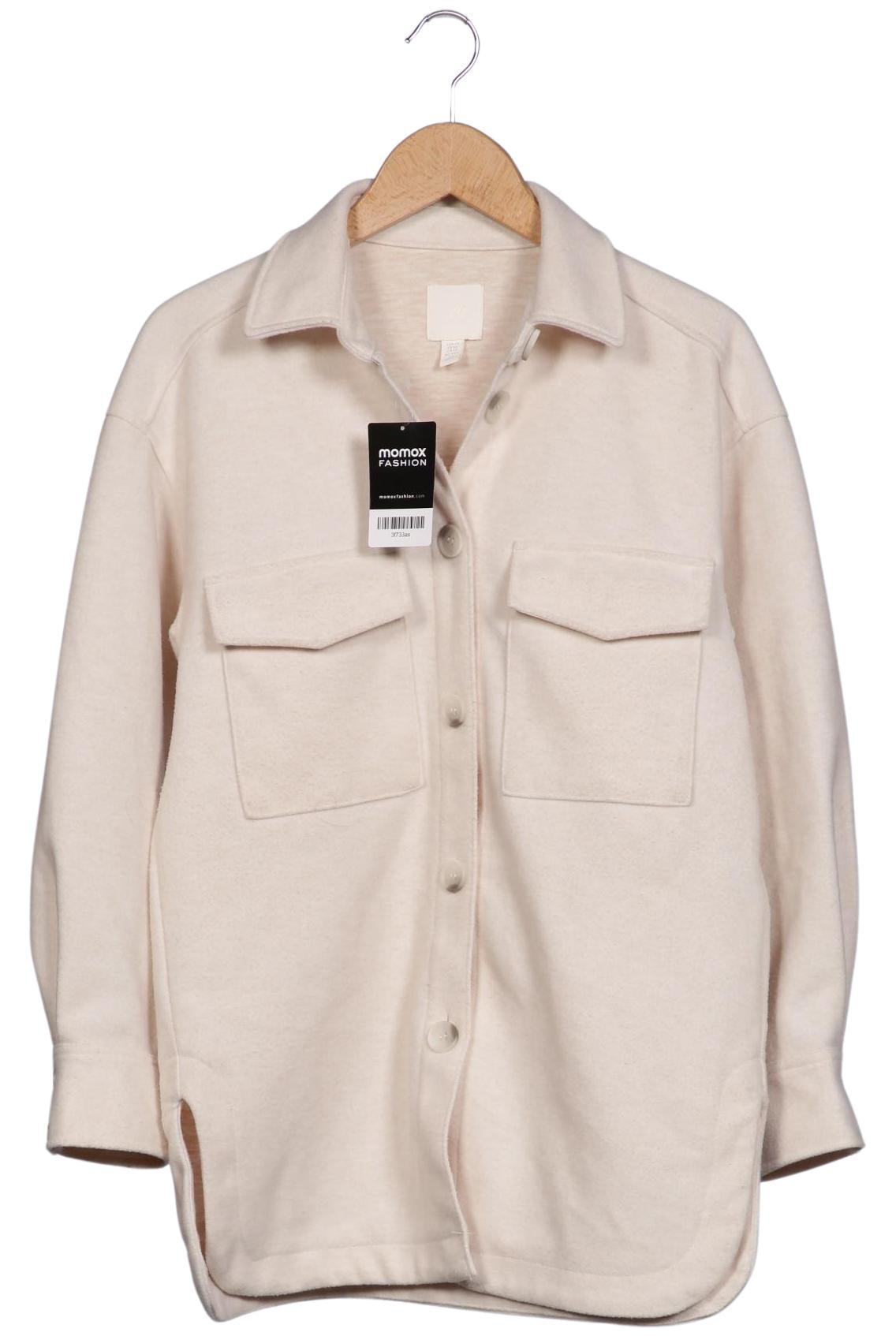 

H&M Damen Jacke, cremeweiß, Gr. 34