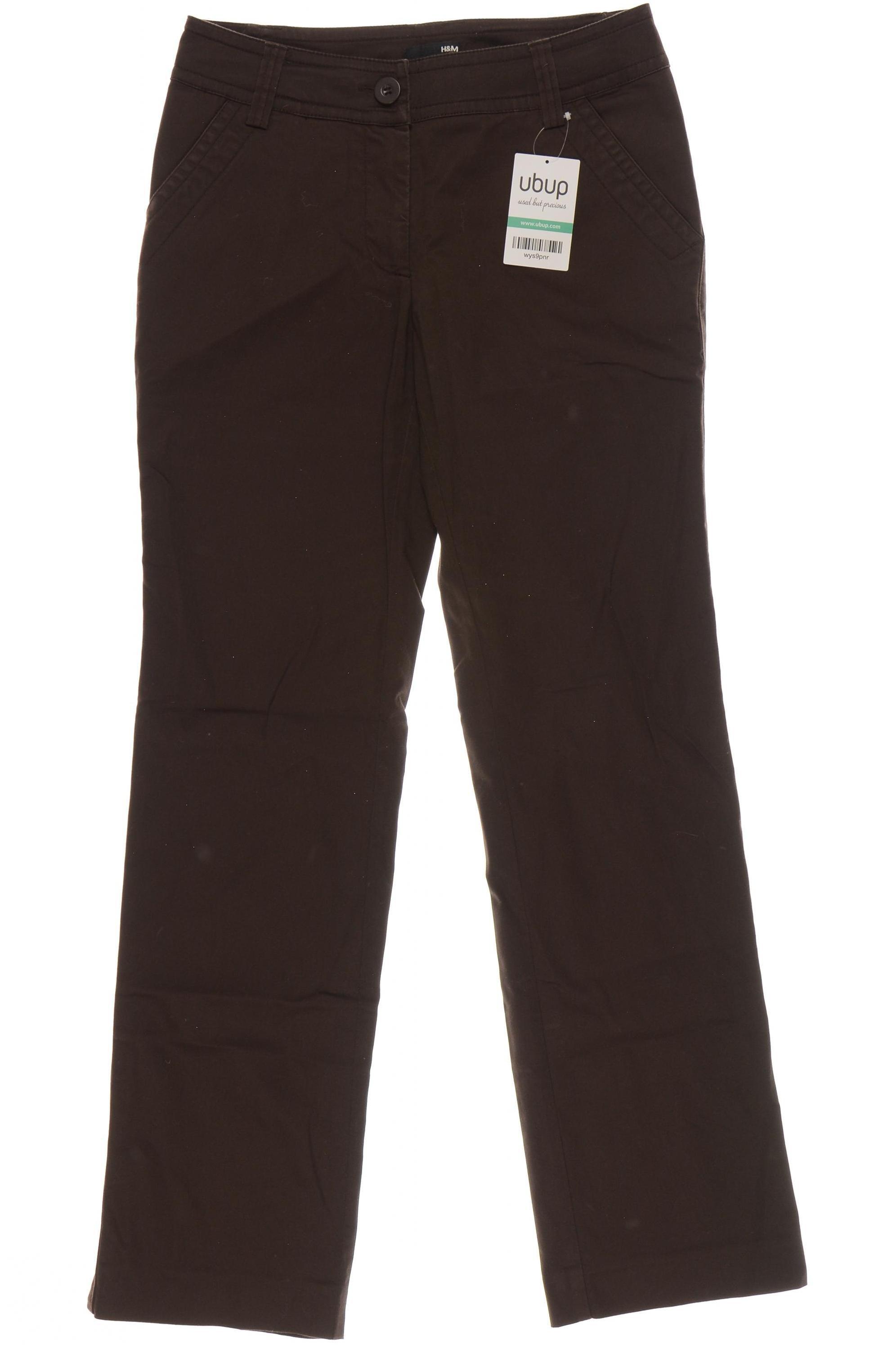 

H&M Damen Stoffhose, braun, Gr. 36