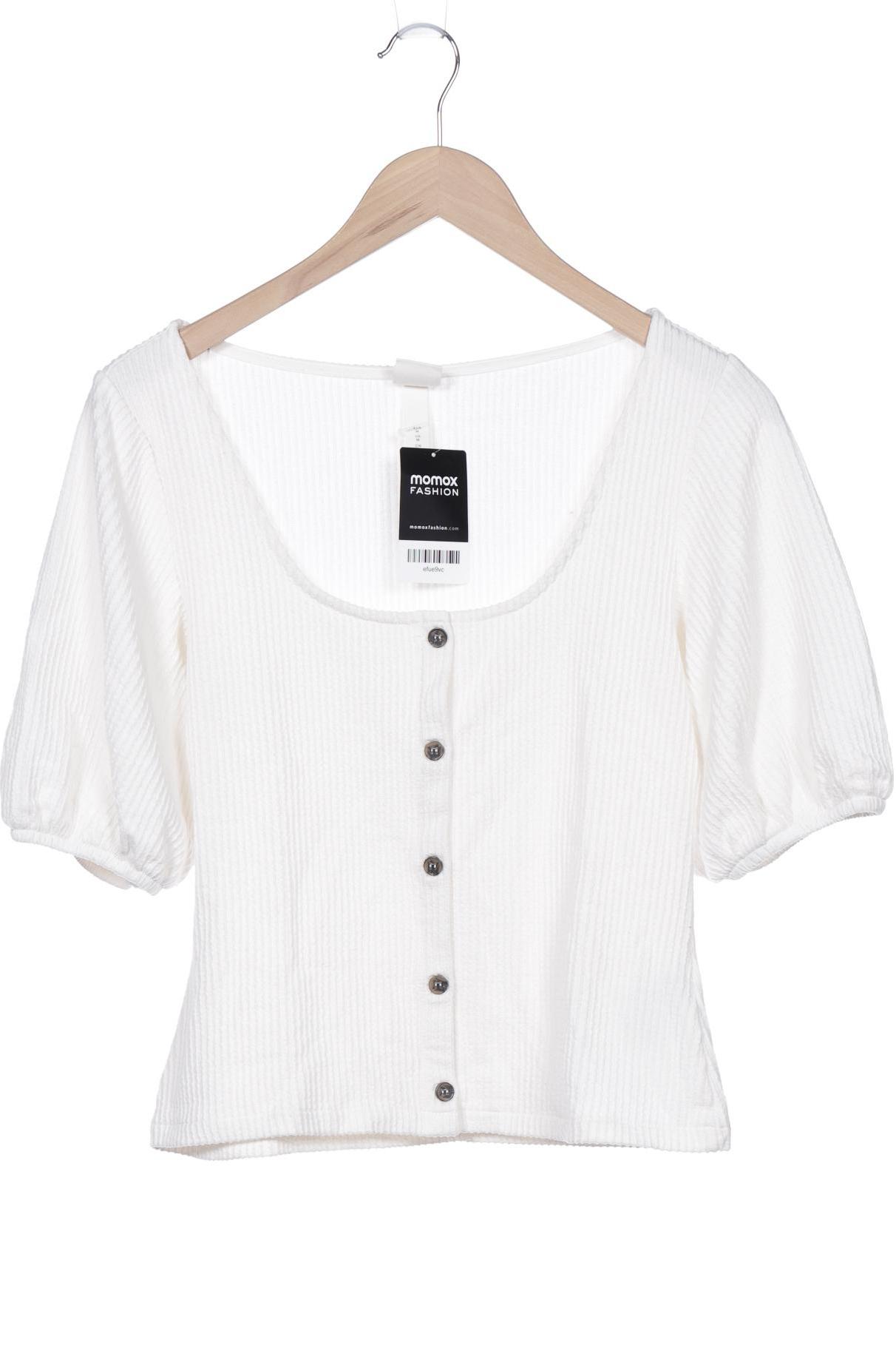 

H&M Damen T-Shirt, weiß, Gr. 38