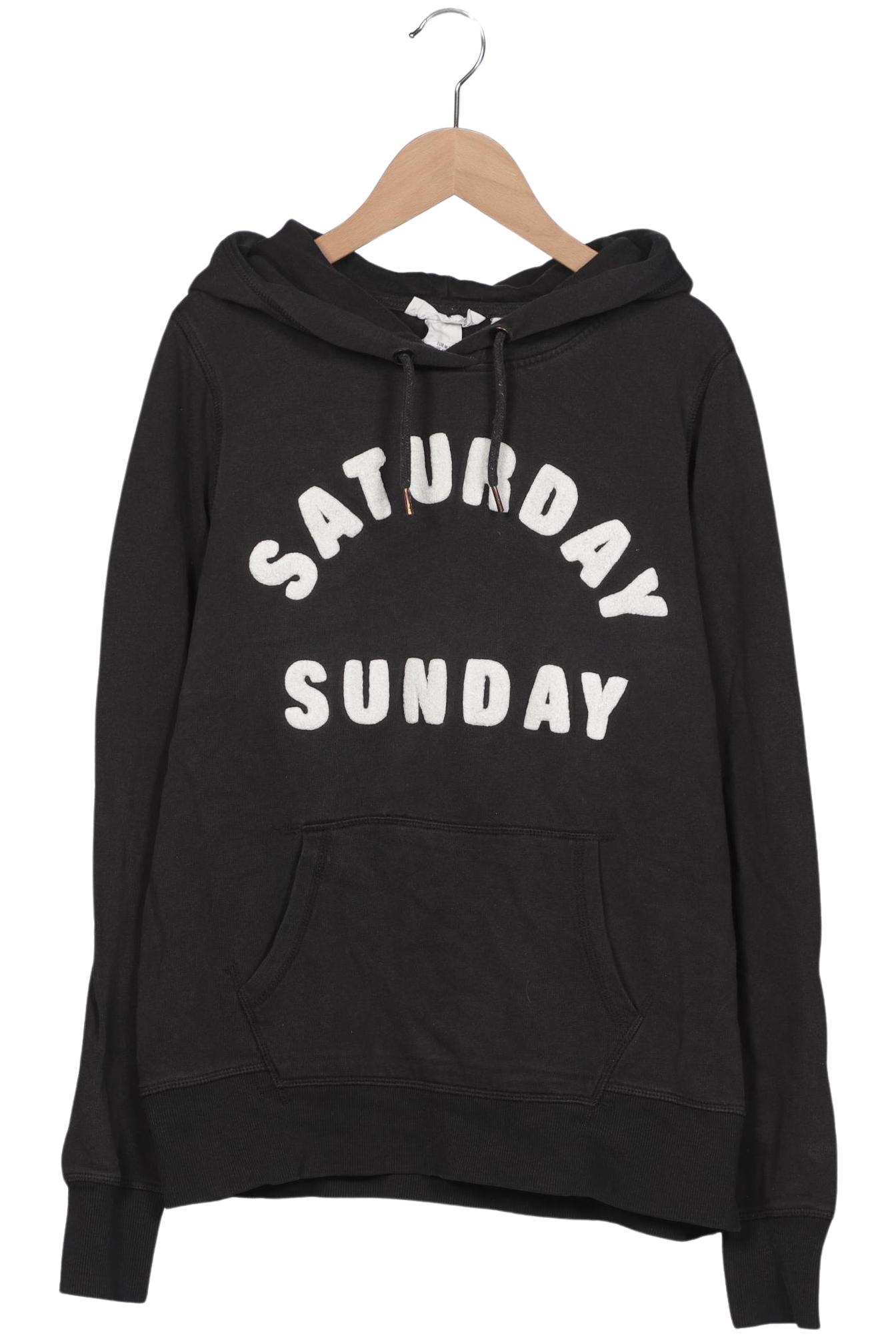 

H&M Damen Kapuzenpullover, schwarz, Gr. 38