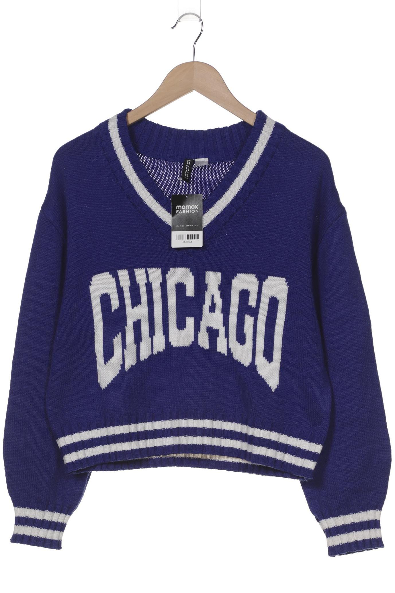 

H&M Damen Pullover, marineblau, Gr. 36