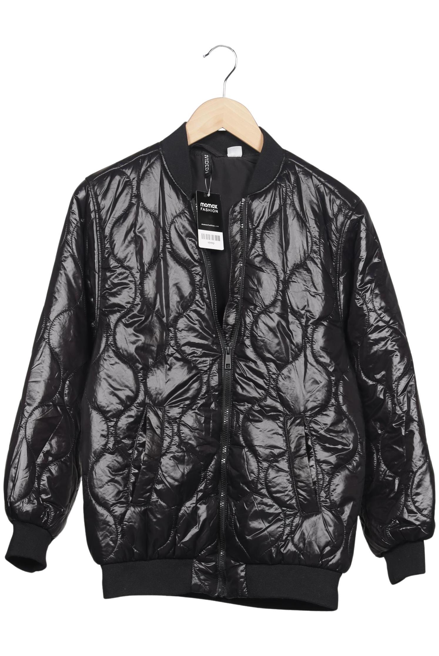 

H&M Damen Jacke, schwarz, Gr. 32