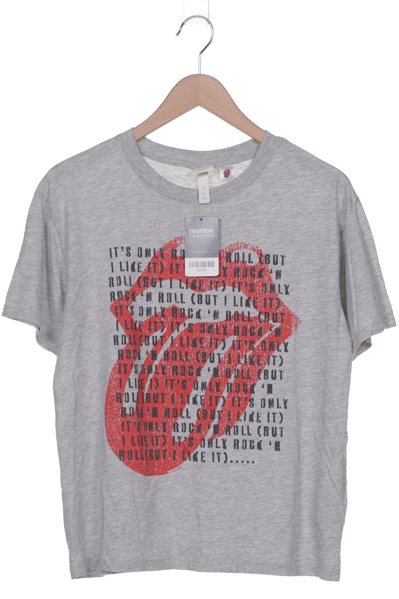 

H&M Damen T-Shirt, grau, Gr. 38