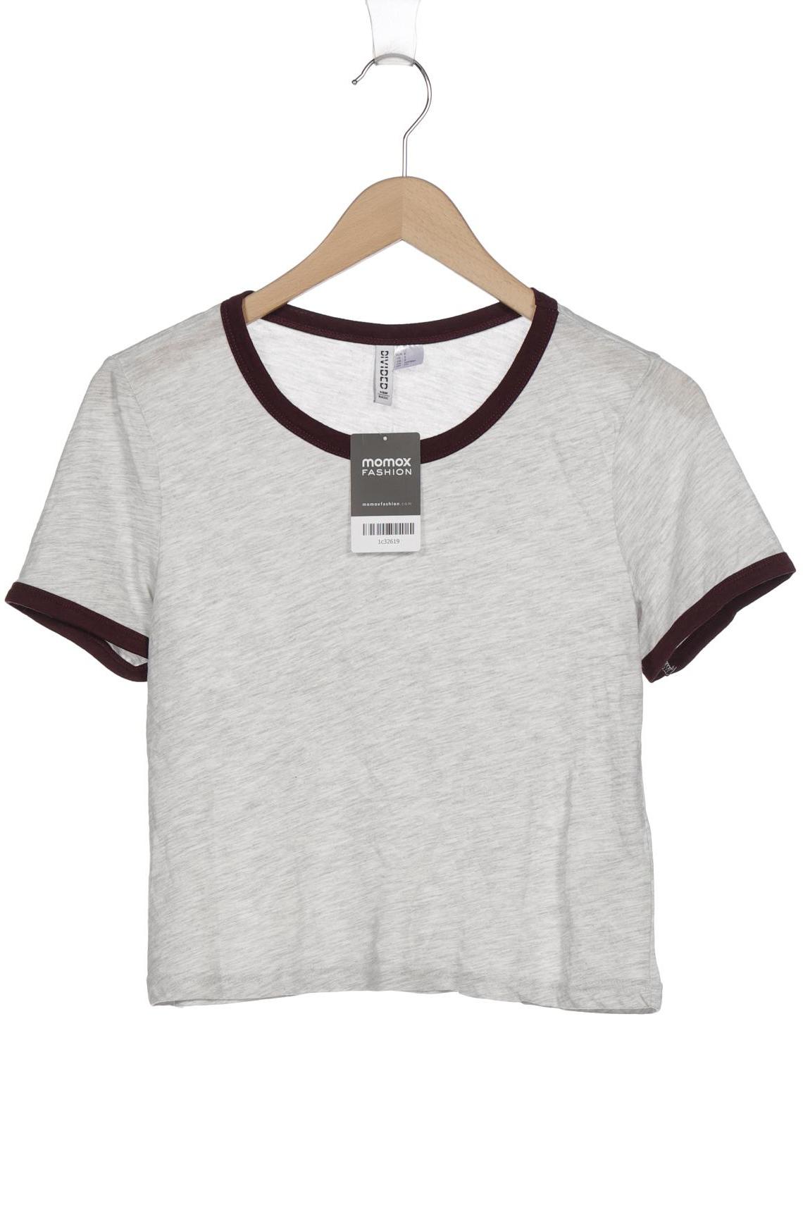 

H&M Damen T-Shirt, grau, Gr. 36