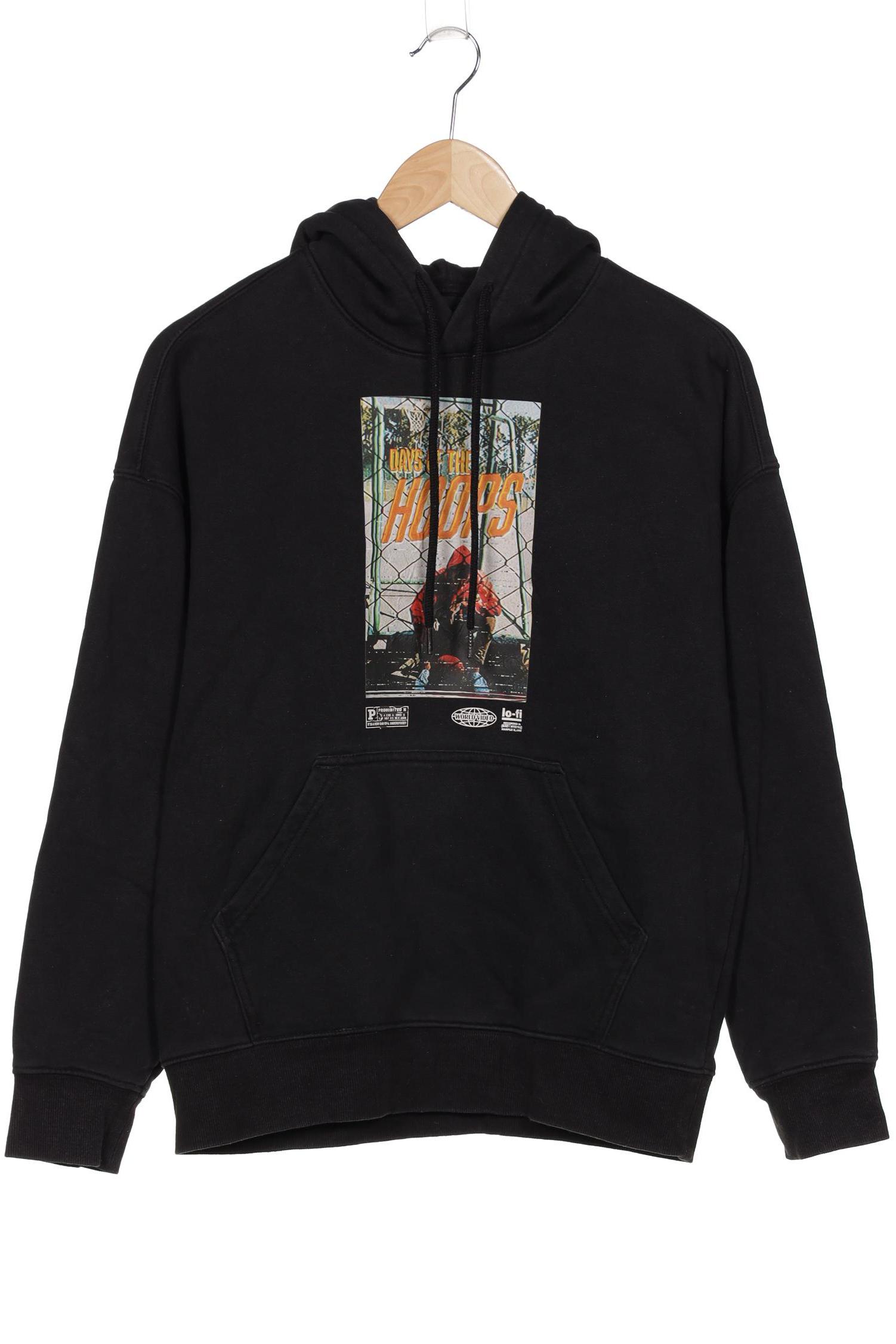 

H&M Damen Kapuzenpullover, schwarz, Gr. 34