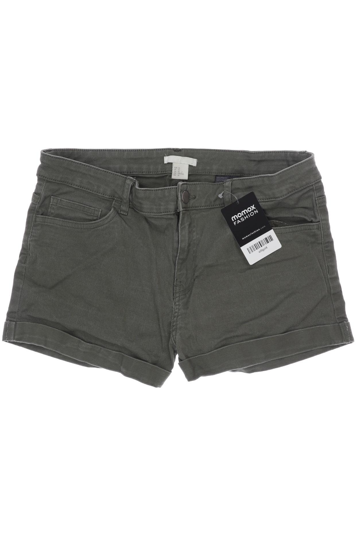

H&M Damen Shorts, grün, Gr. 40